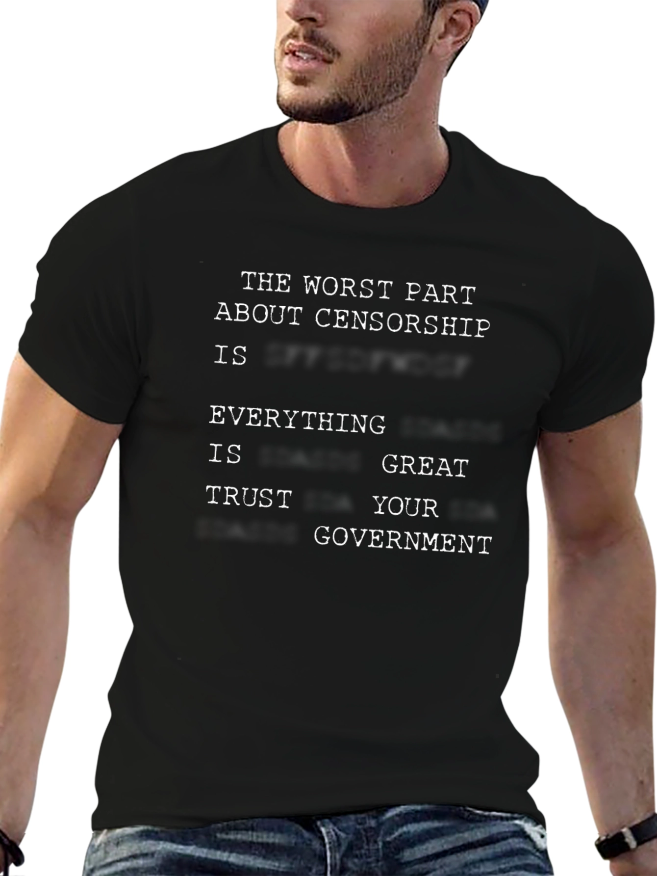 Censorship Parody T-Shirt: Trust Your Government