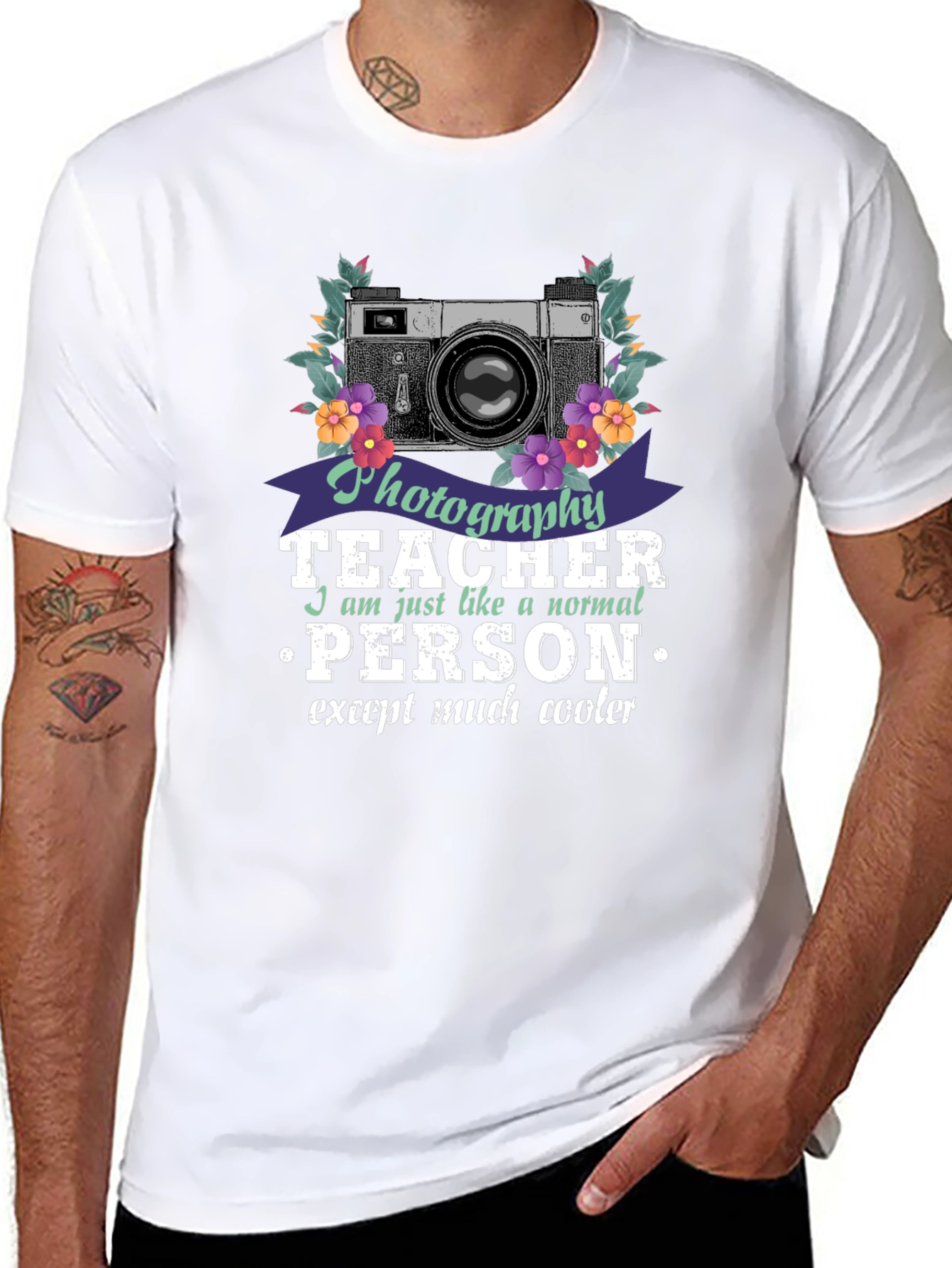 Photography Teacher Graphic T-Shirt