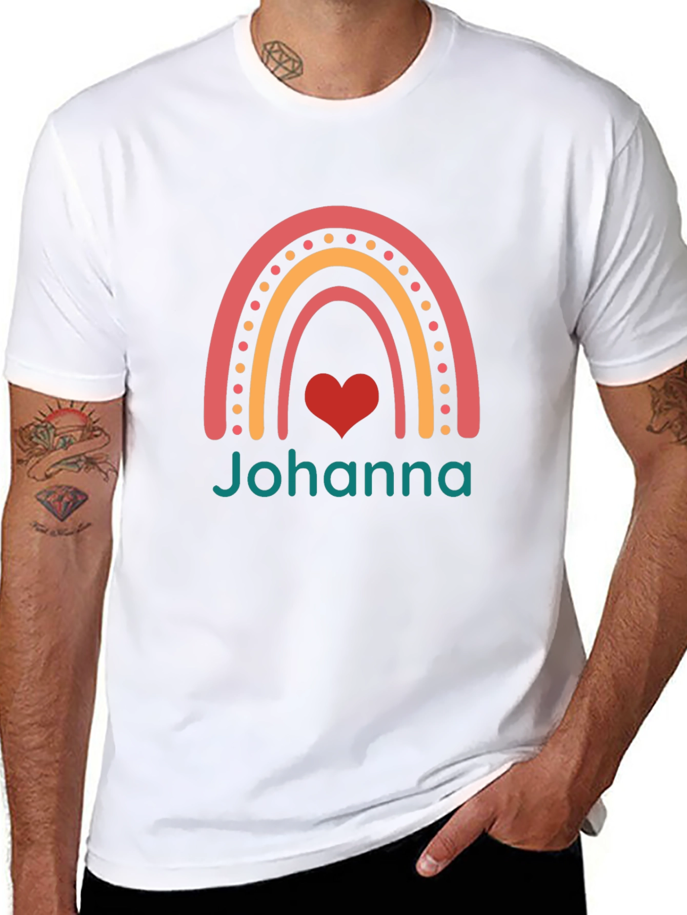 Johanna Rainbow Heart T-Shirt