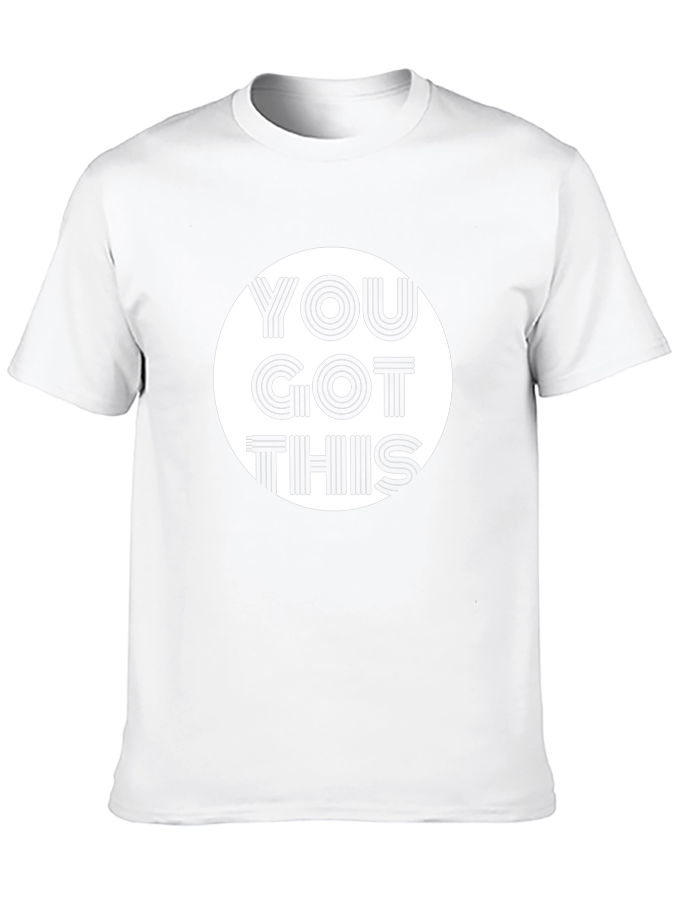 Motivational You Got This Graphic Black T-Shirt