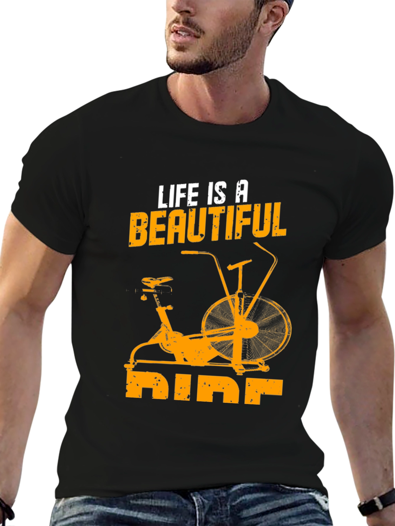 Life is a Beautiful Ride T-Shirt Cycling Tee