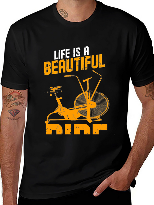 Life is a Beautiful Ride T-Shirt Cycling Tee