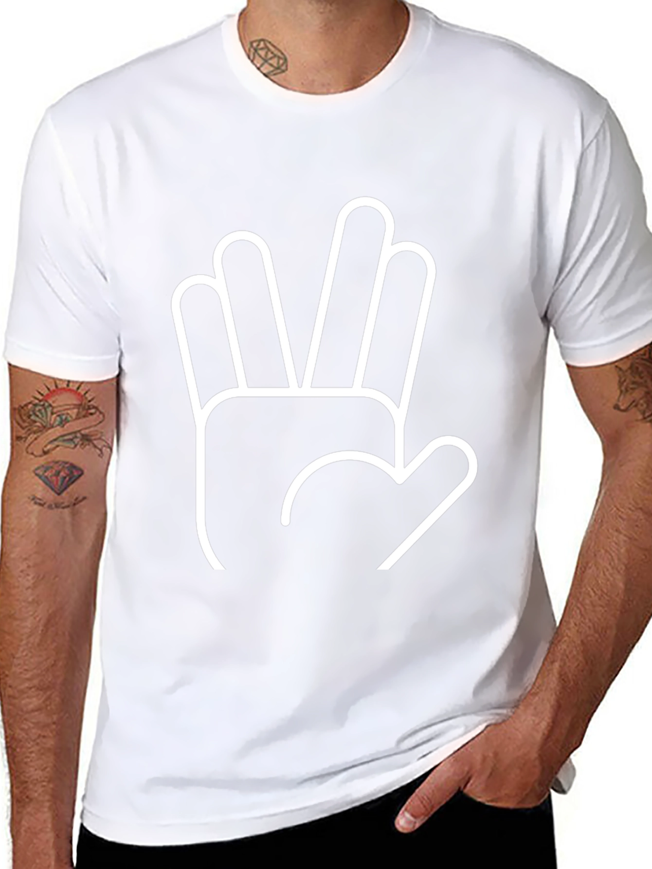 Vulcan Salute T-Shirt - Live Long and Prosper!