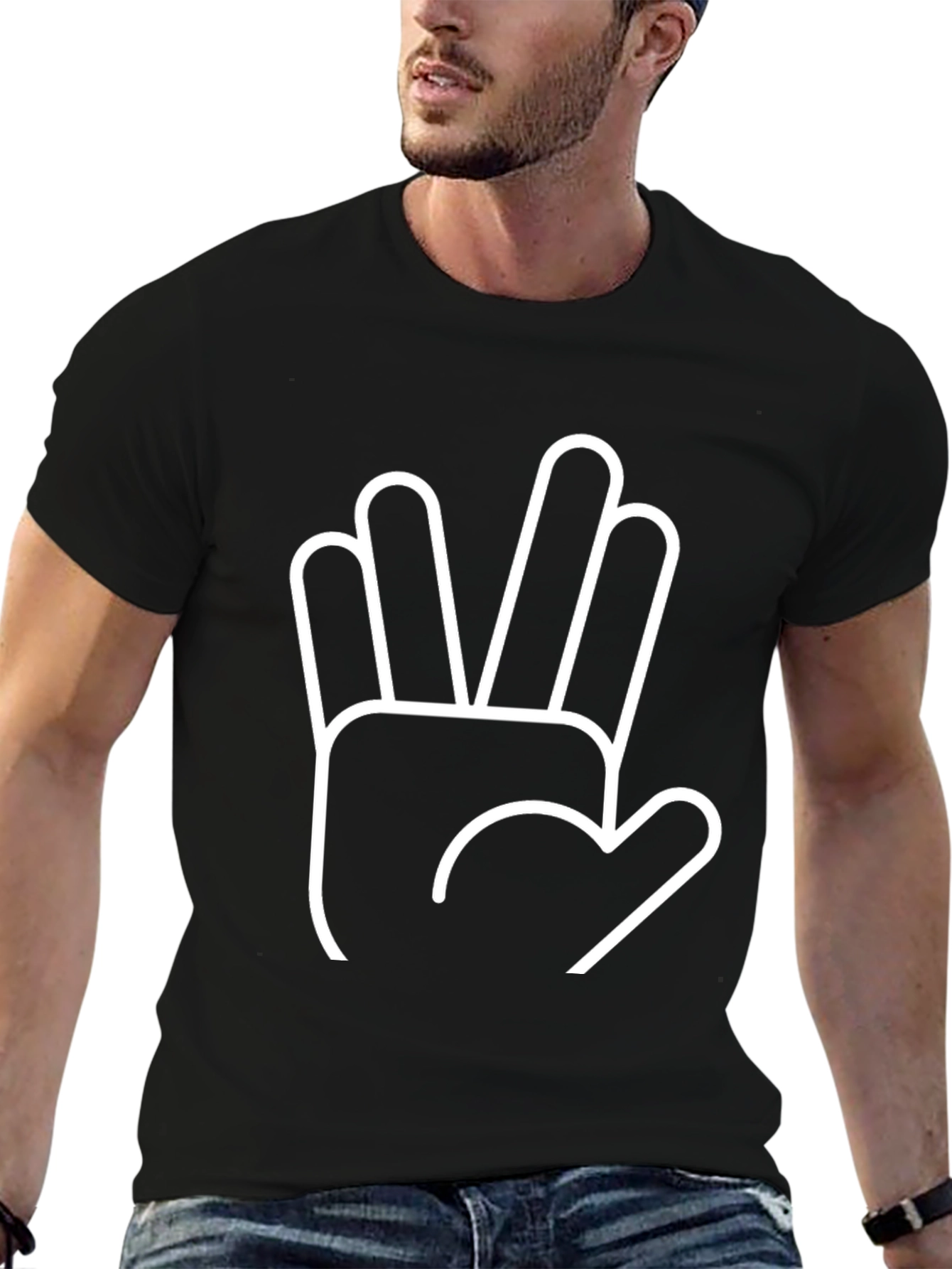 Vulcan Salute T-Shirt - Live Long and Prosper!