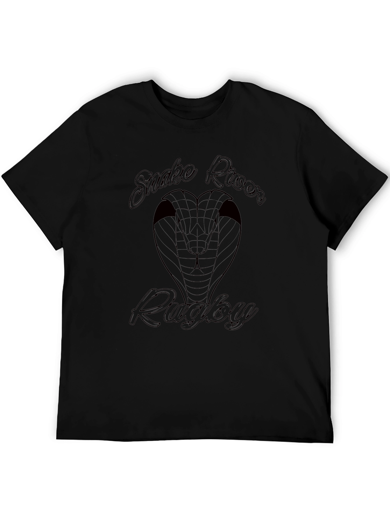 Snake River Rugby Graphic Tee - Black T-Shirt