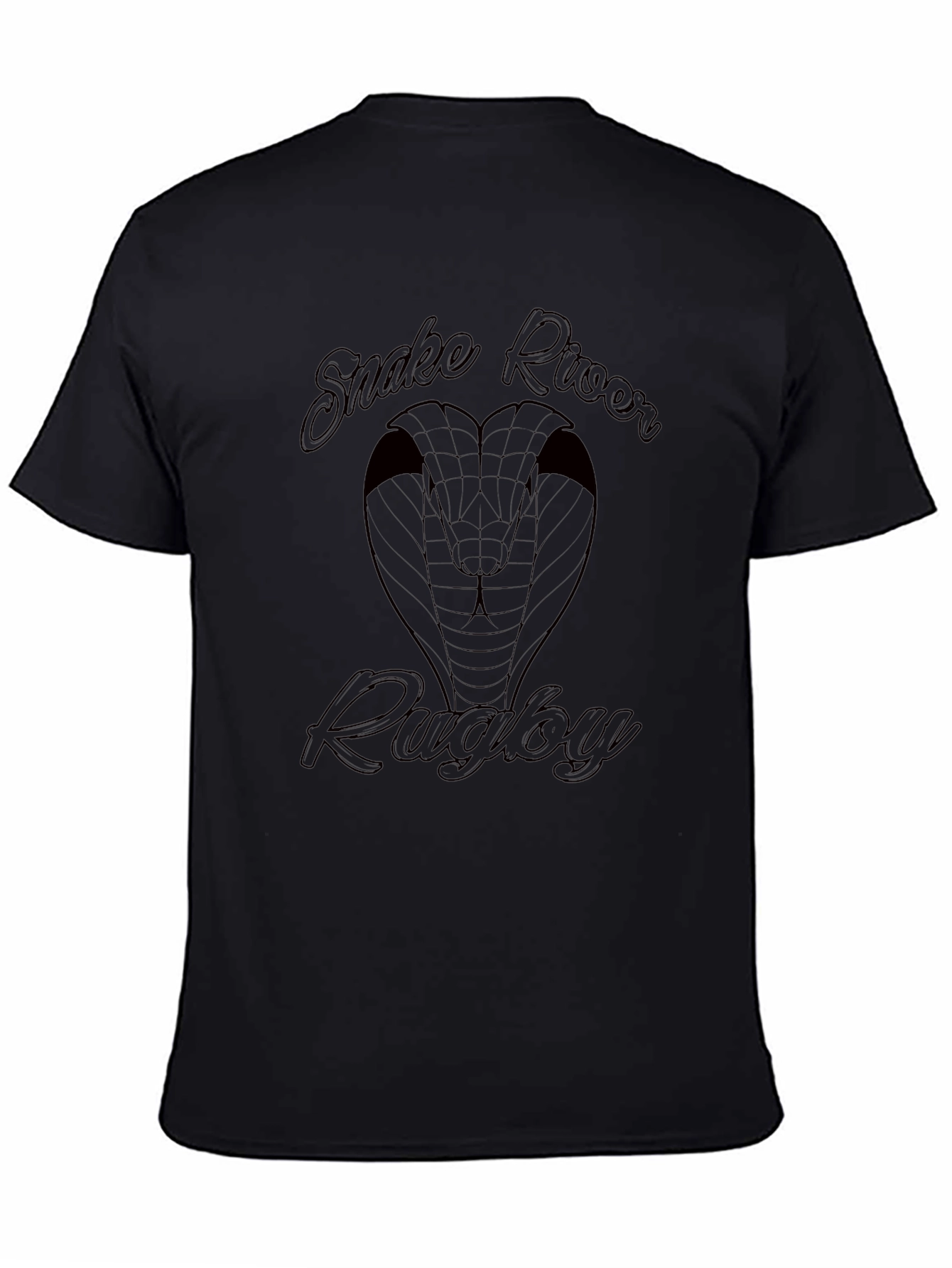 Snake River Rugby Graphic Tee - Black T-Shirt