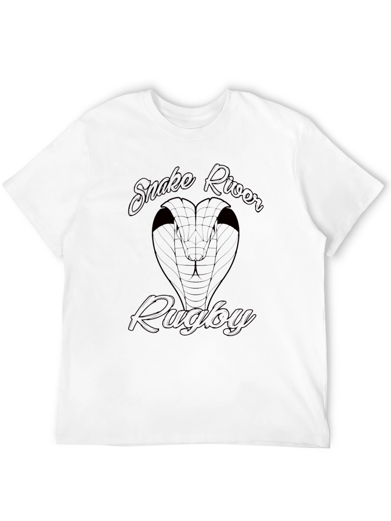 Snake River Rugby Graphic Tee - Black T-Shirt