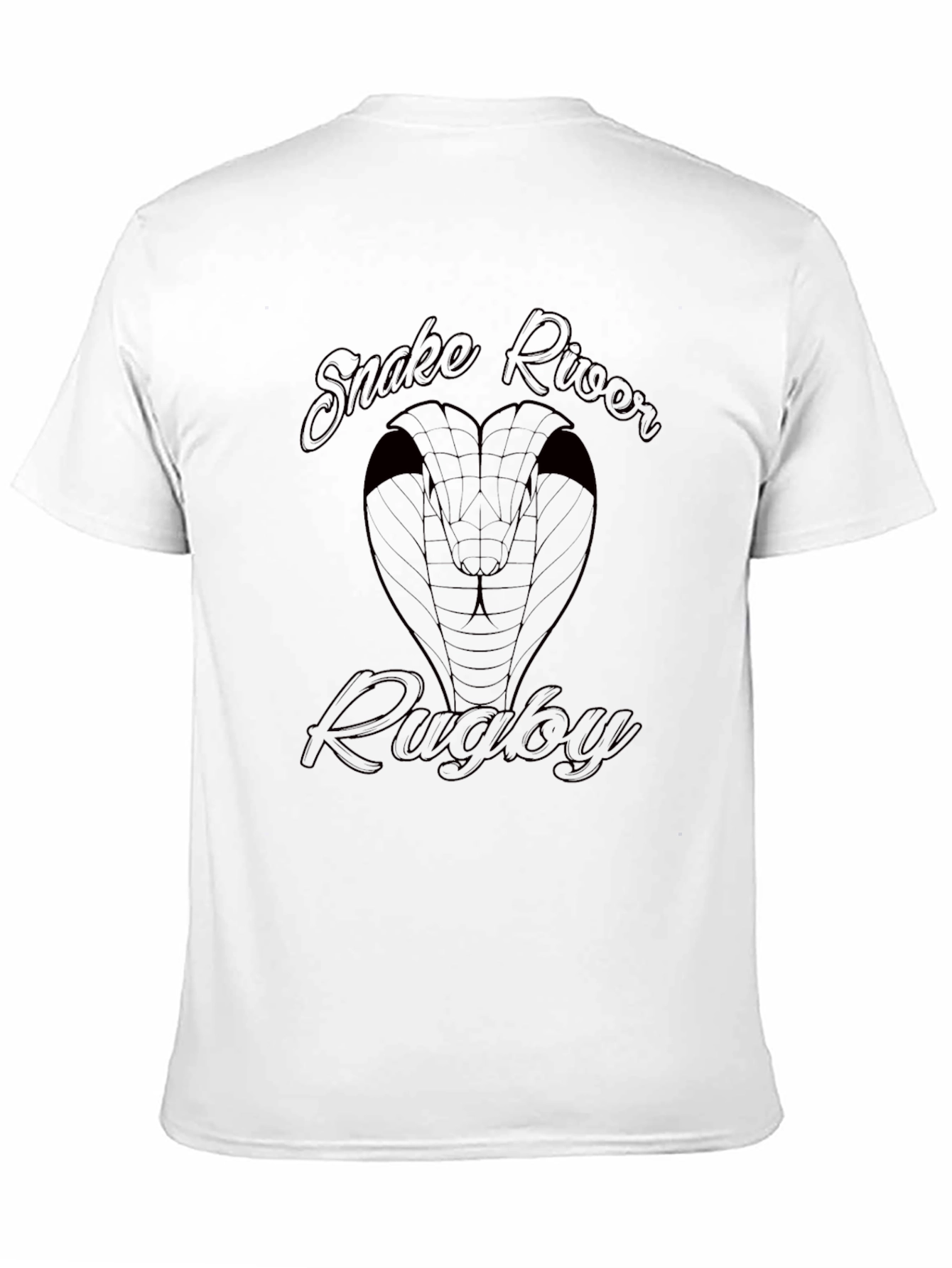 Snake River Rugby Graphic Tee - Black T-Shirt