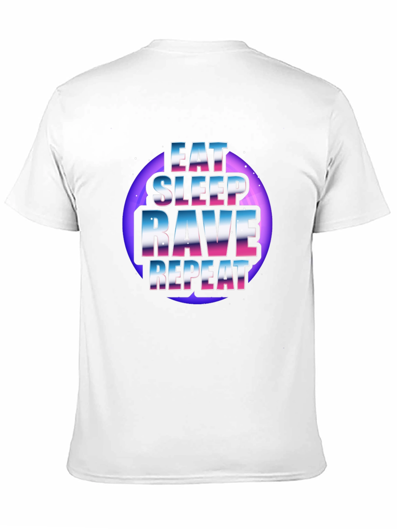 Eat Sleep Rave Repeat Graphic T-Shirt
