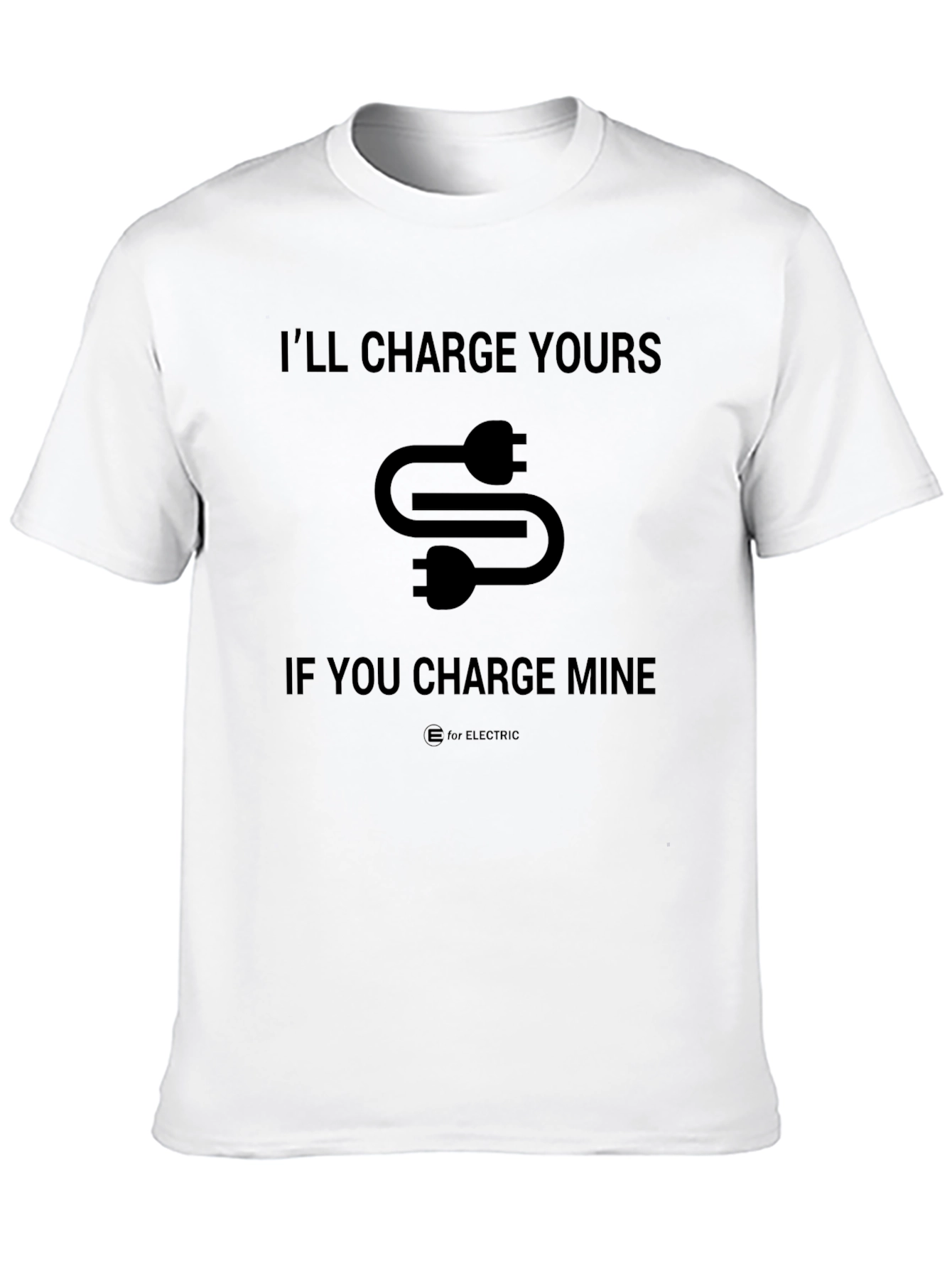Electric Vehicle Charger Humor T-Shirt