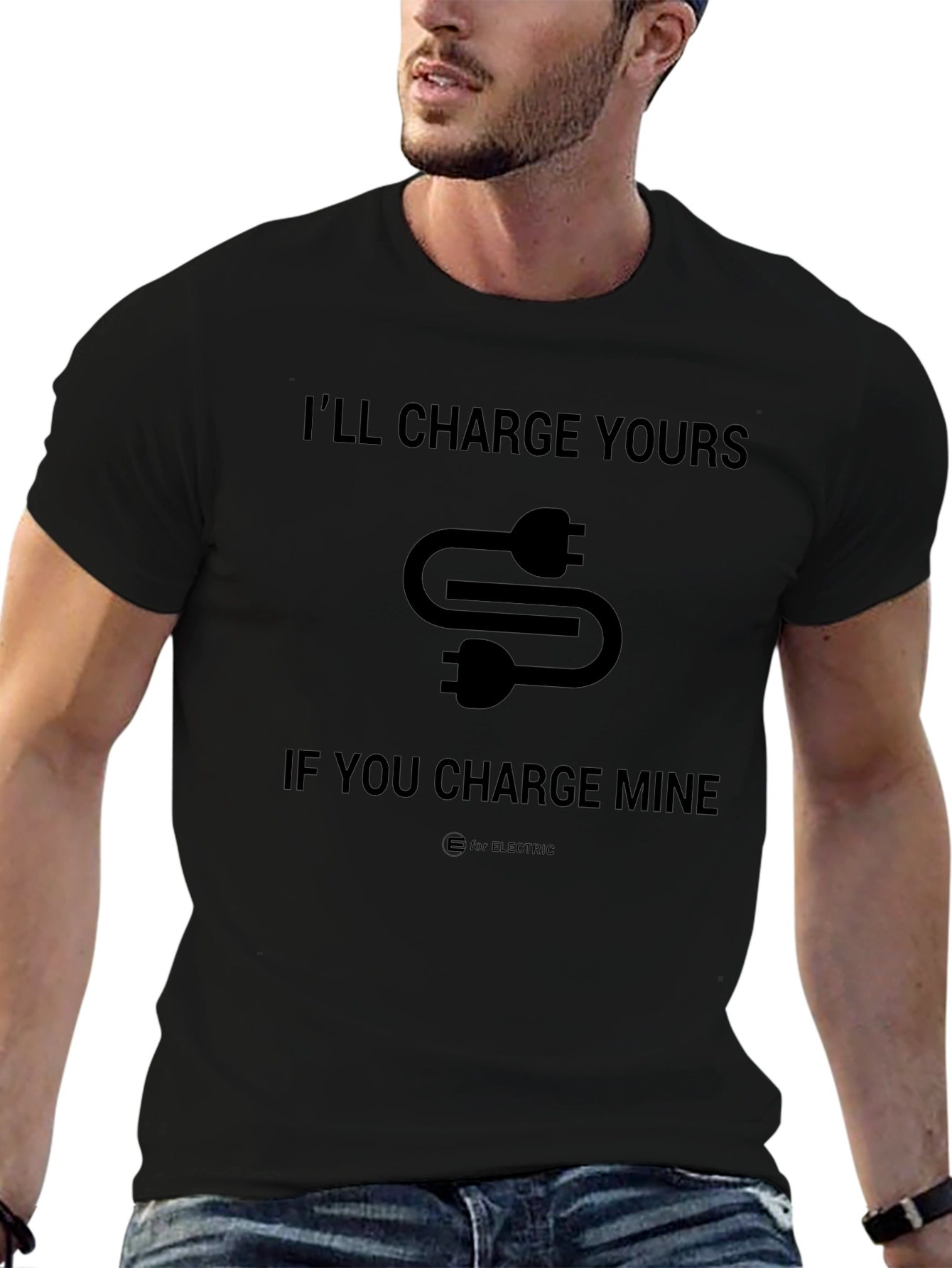 Electric Vehicle Charger Humor T-Shirt