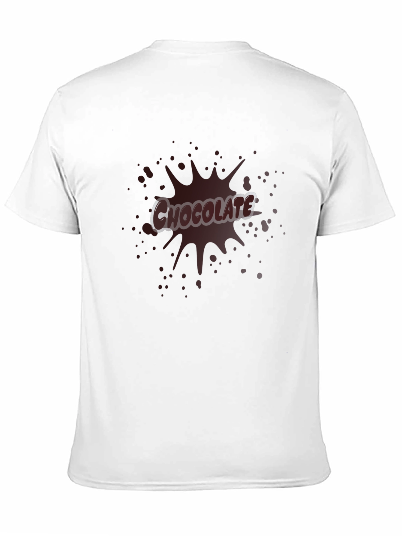 Chocolate Splash Graphic Tee - Black