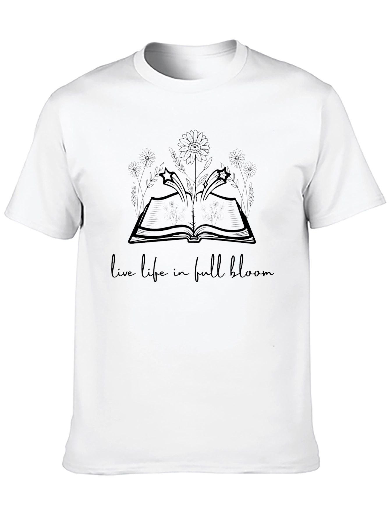 Live Life in Full Bloom Graphic Tee