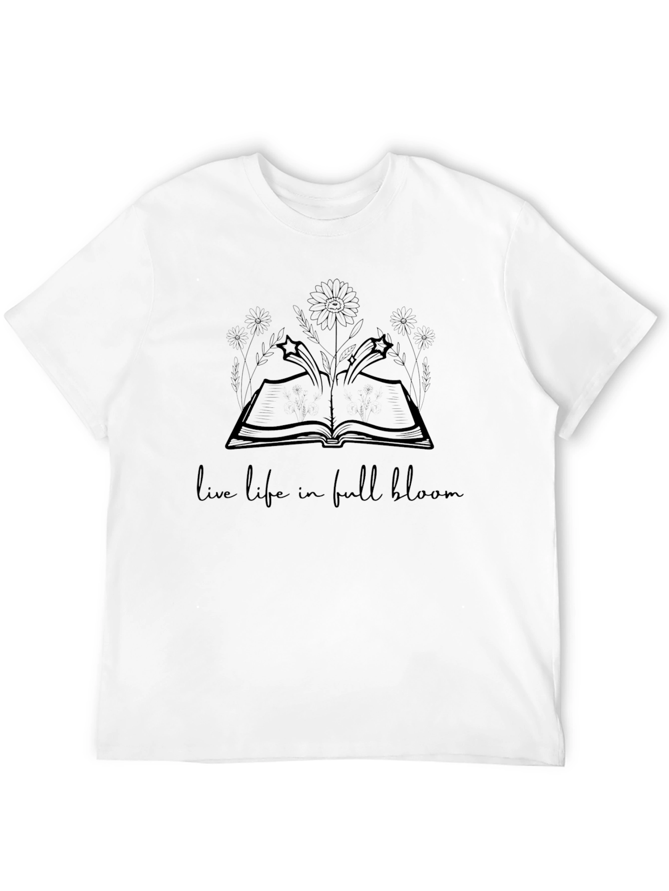 Live Life in Full Bloom Graphic Tee