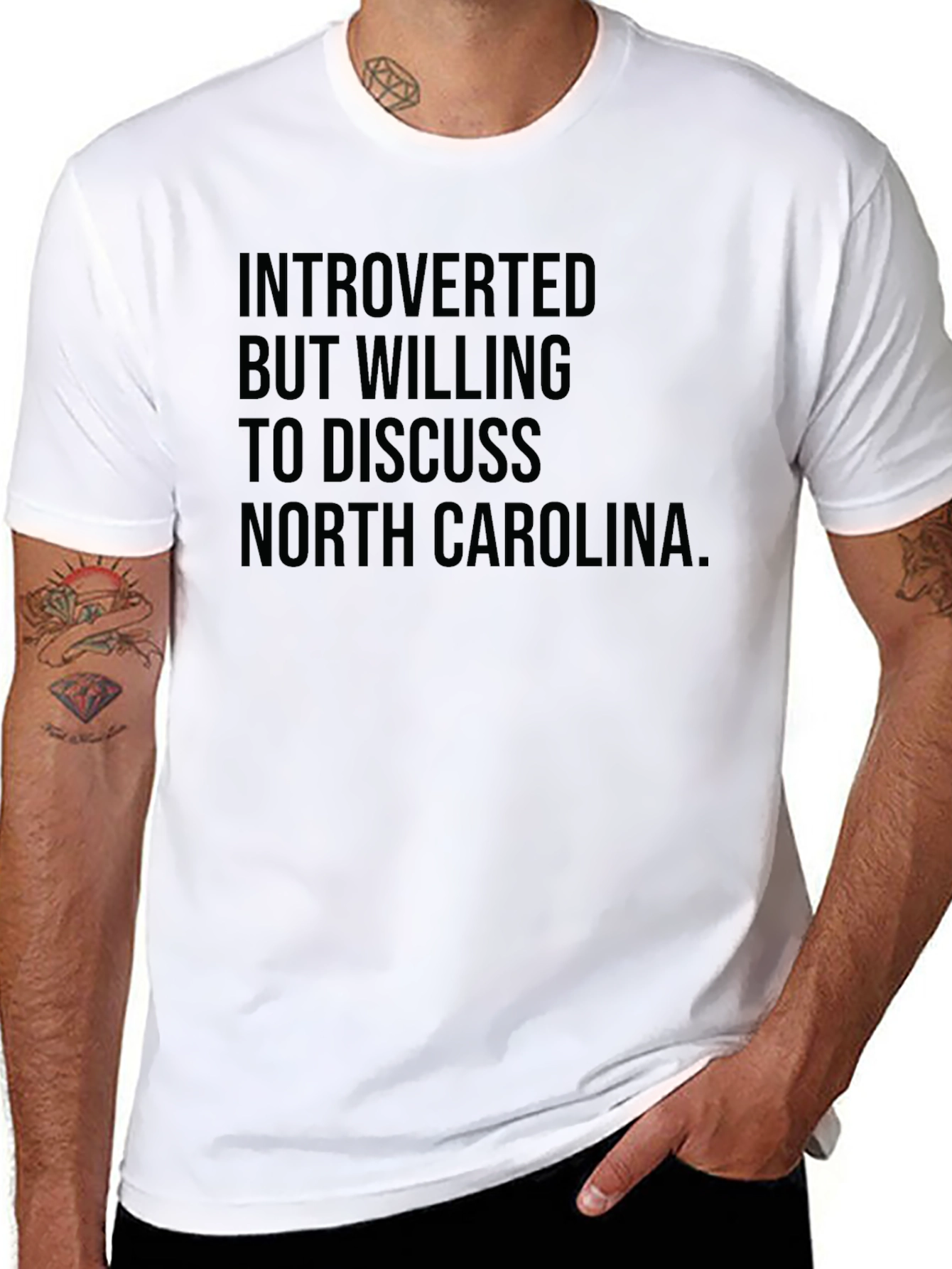 Introverted North Carolina Graphic Tee
