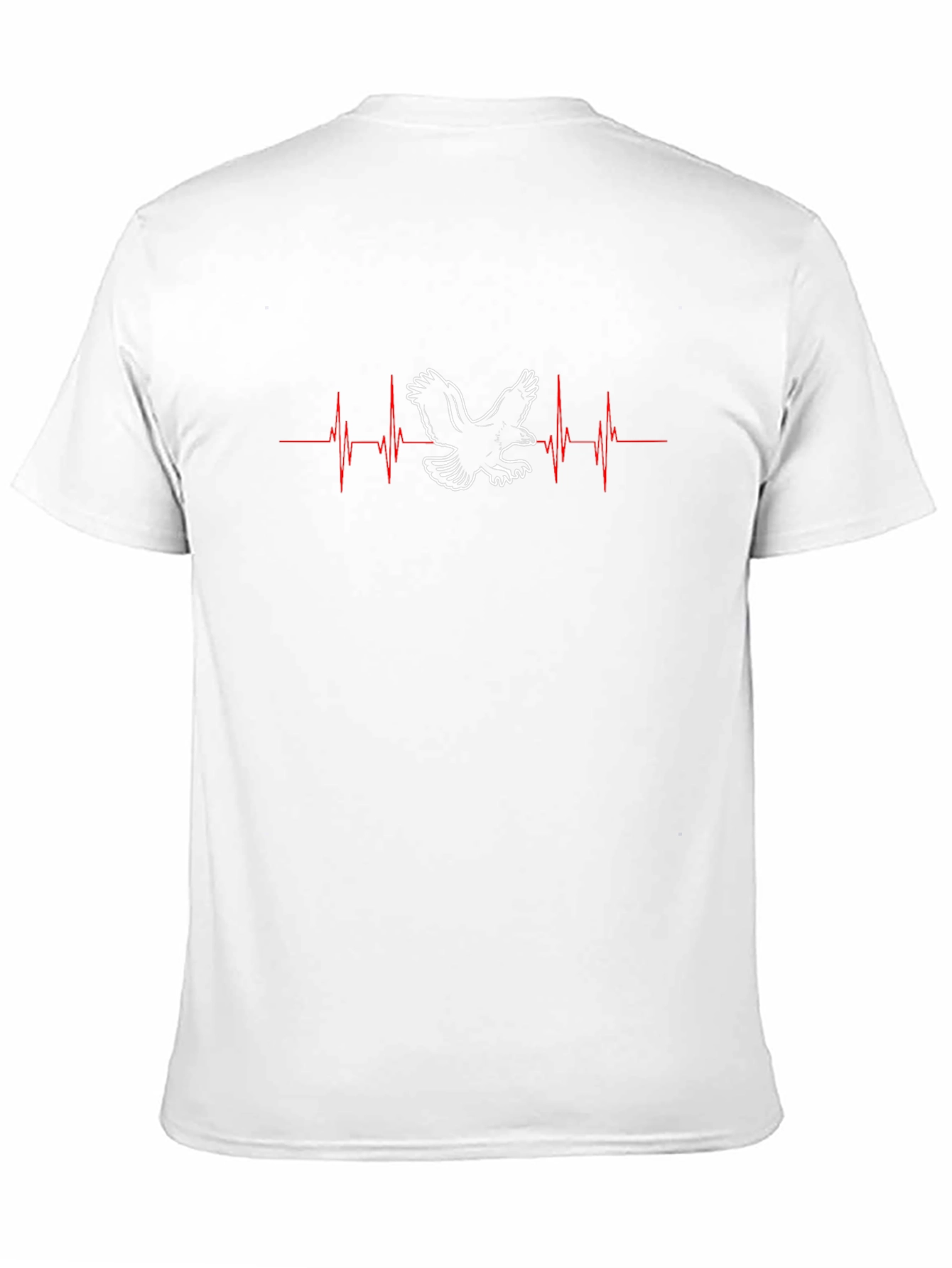 Eagle Heartbeat Graphic Tee - Black