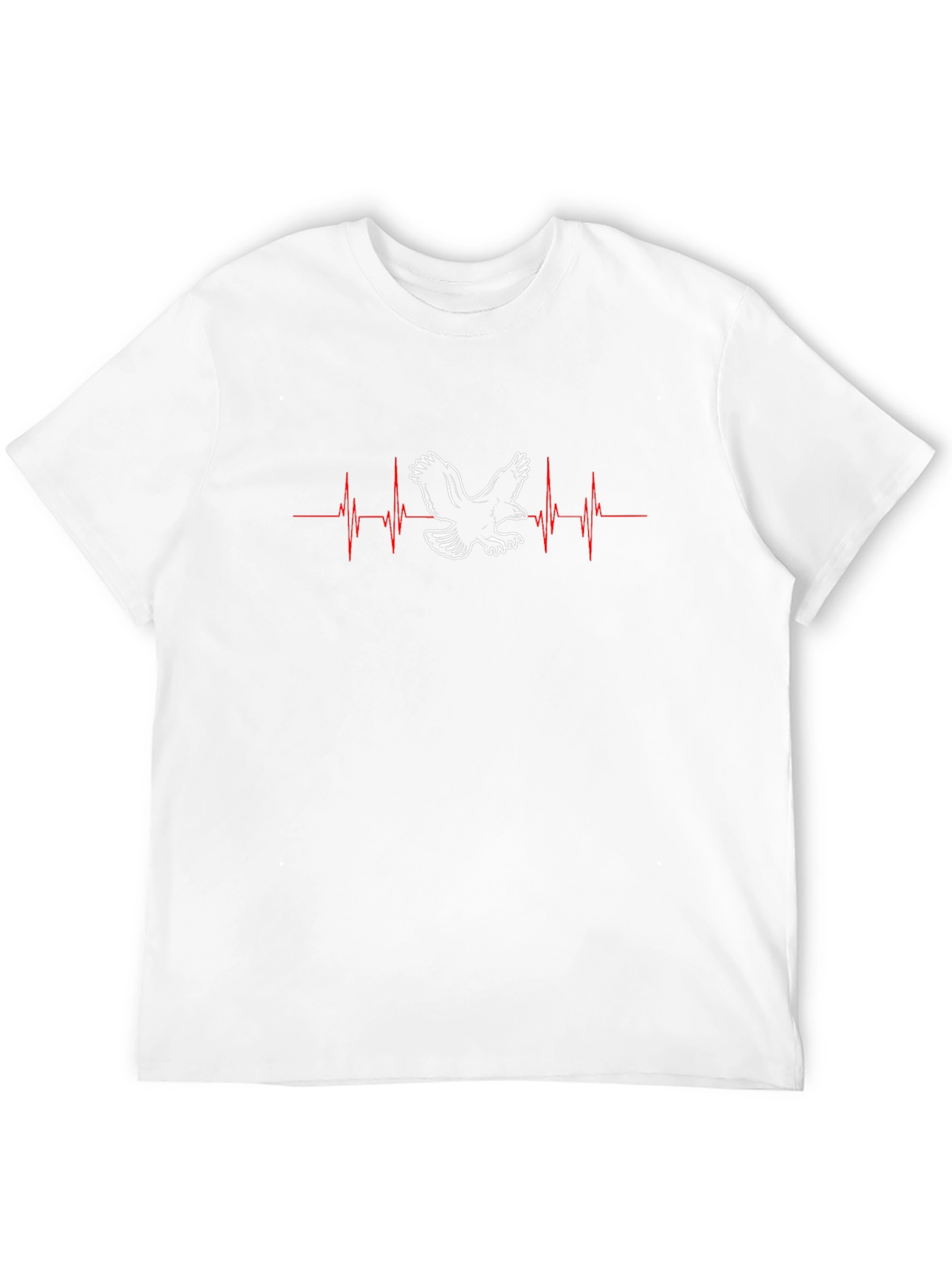 Eagle Heartbeat Graphic Tee - Black