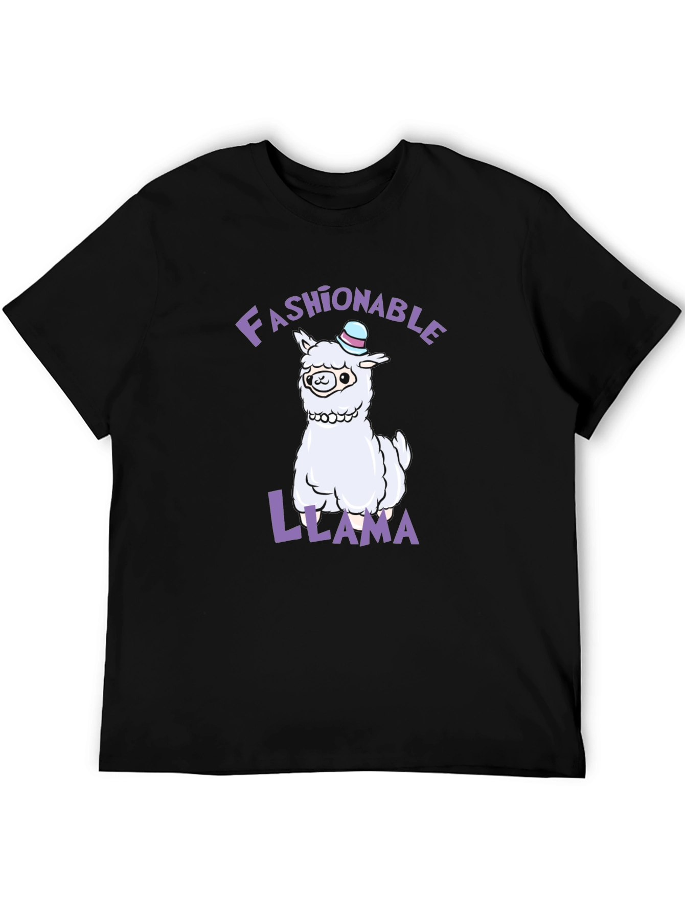 Fashionable Llama Graphic Tee - Unisex