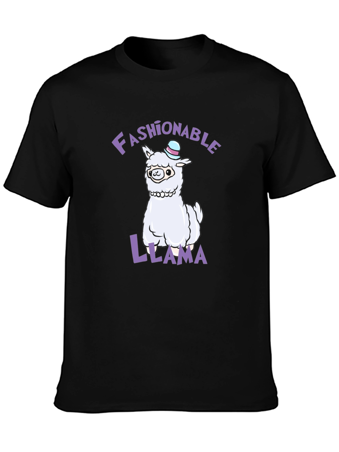 Fashionable Llama Graphic Tee - Unisex