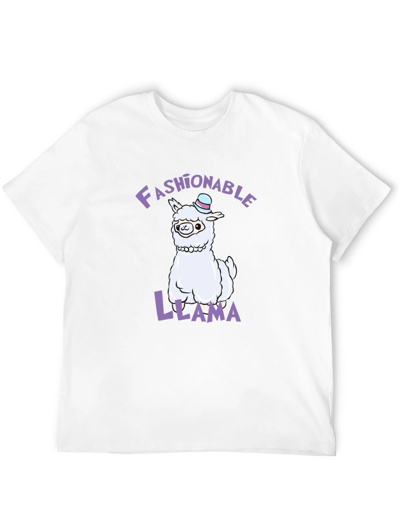 Fashionable Llama Graphic Tee - Unisex