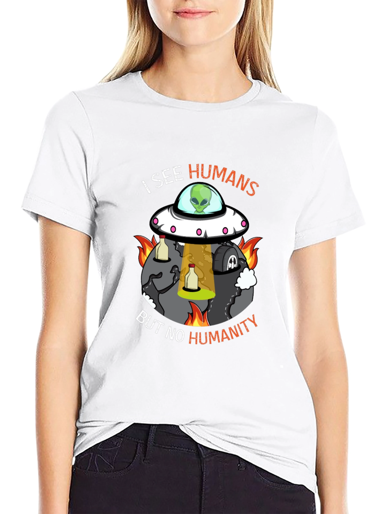 I See Humans But No Humanity Graphic Tee