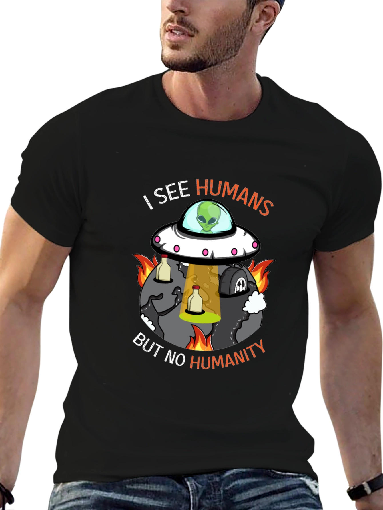 I See Humans But No Humanity Graphic Tee
