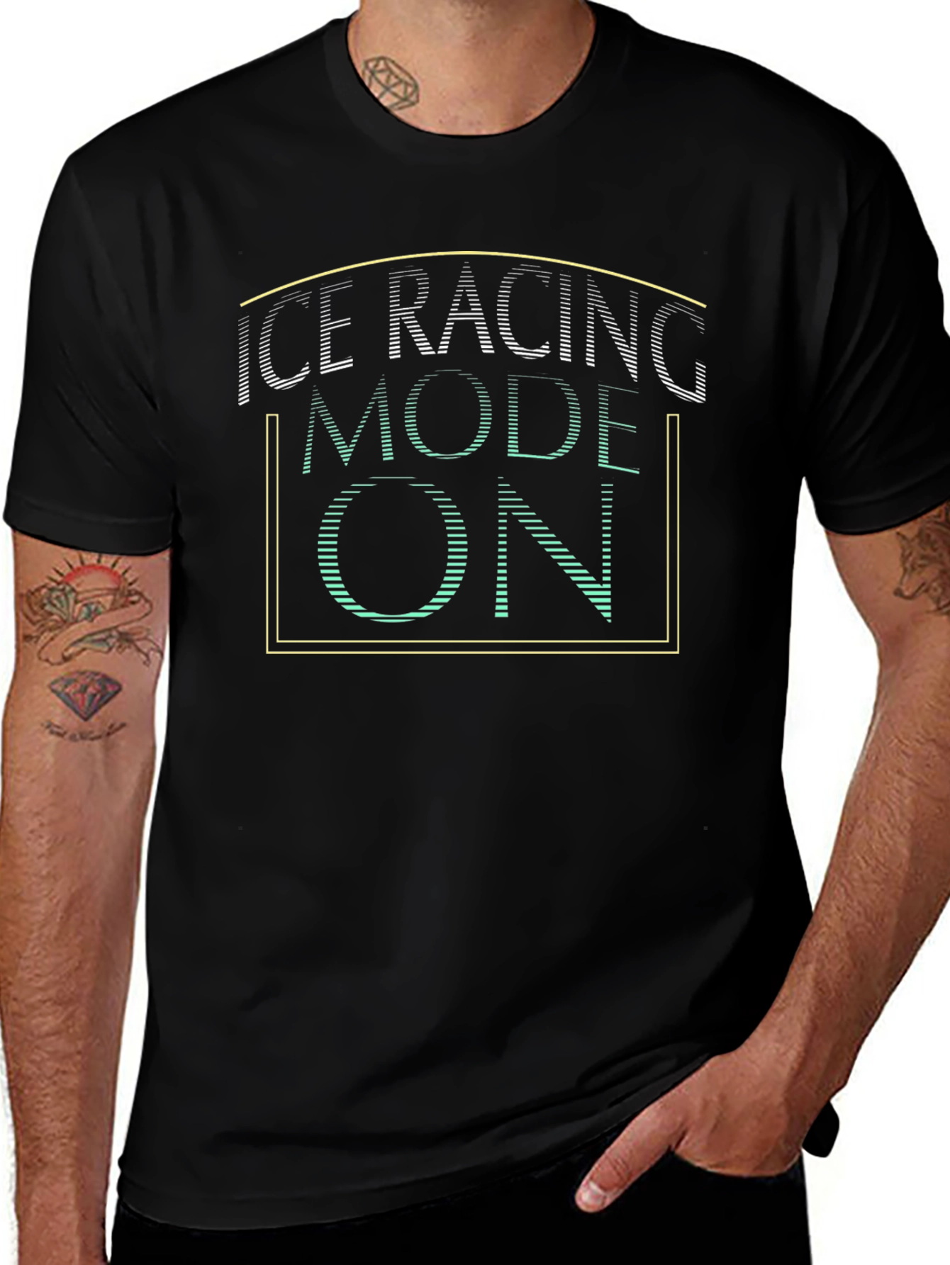 Ice Racing Mode On T-Shirt
