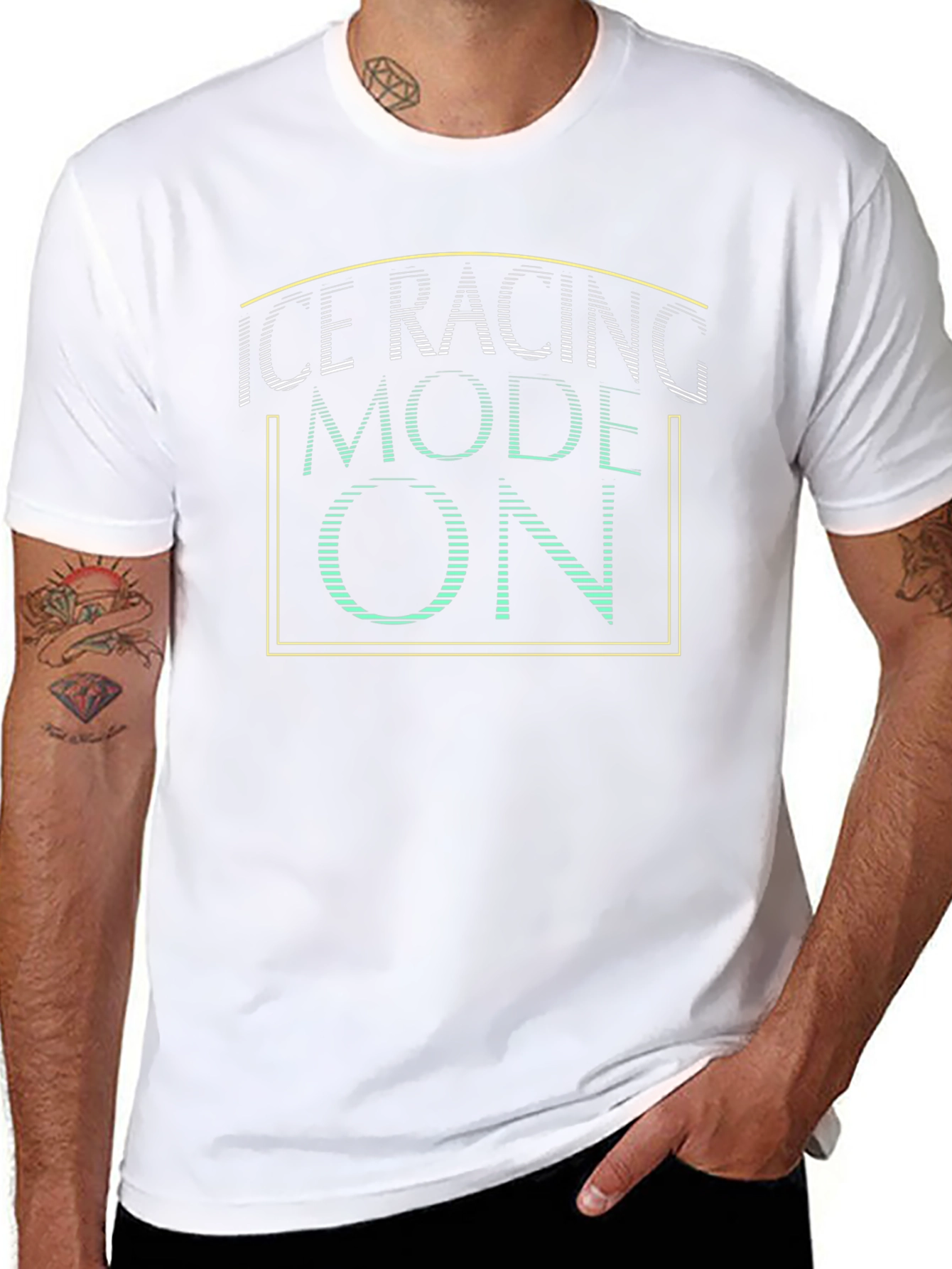 Ice Racing Mode On T-Shirt