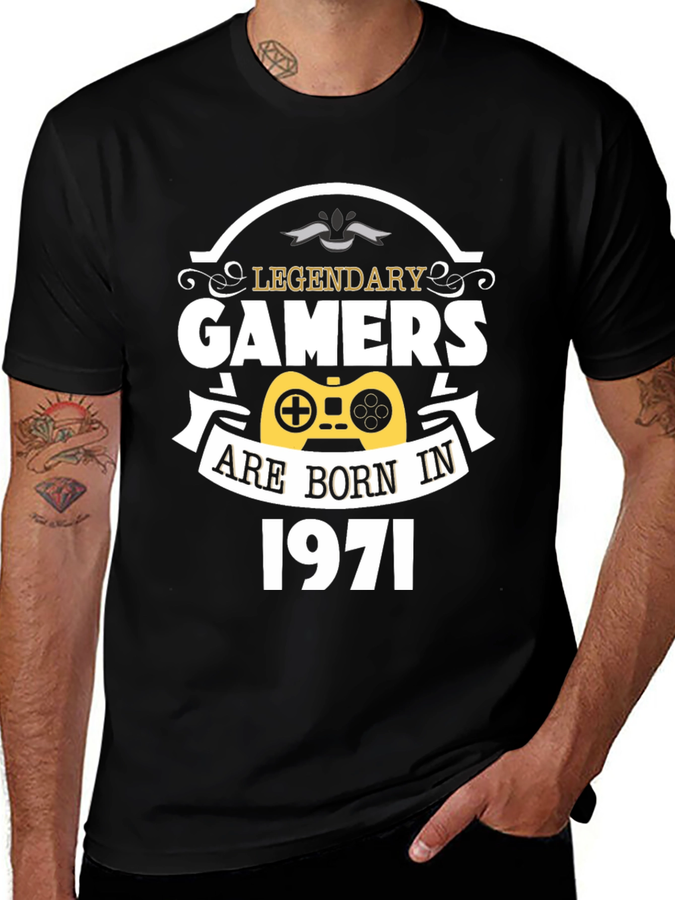 Legendary Gamers Born in 1971 Graphic T-Shirt