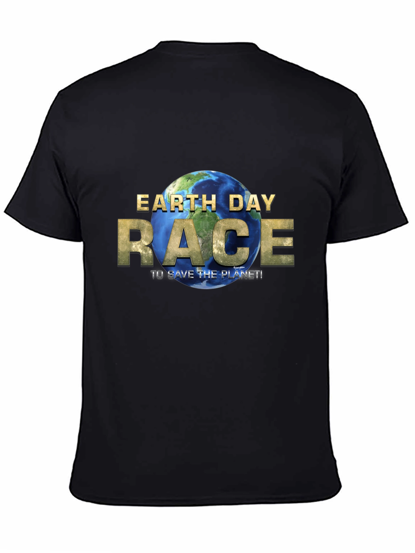 Earth Day Race T-Shirt - Save the Planet!