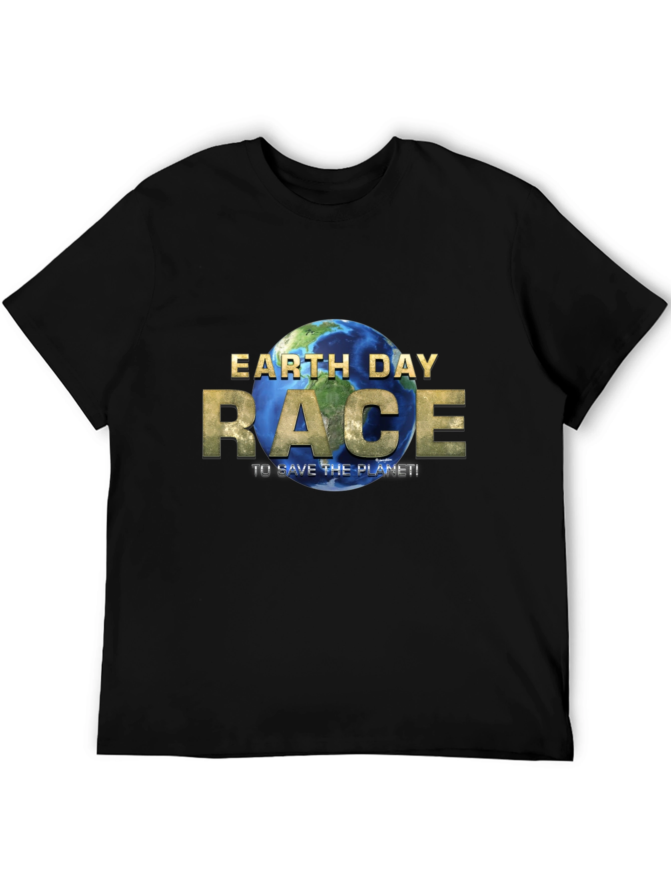Earth Day Race T-Shirt - Save the Planet!