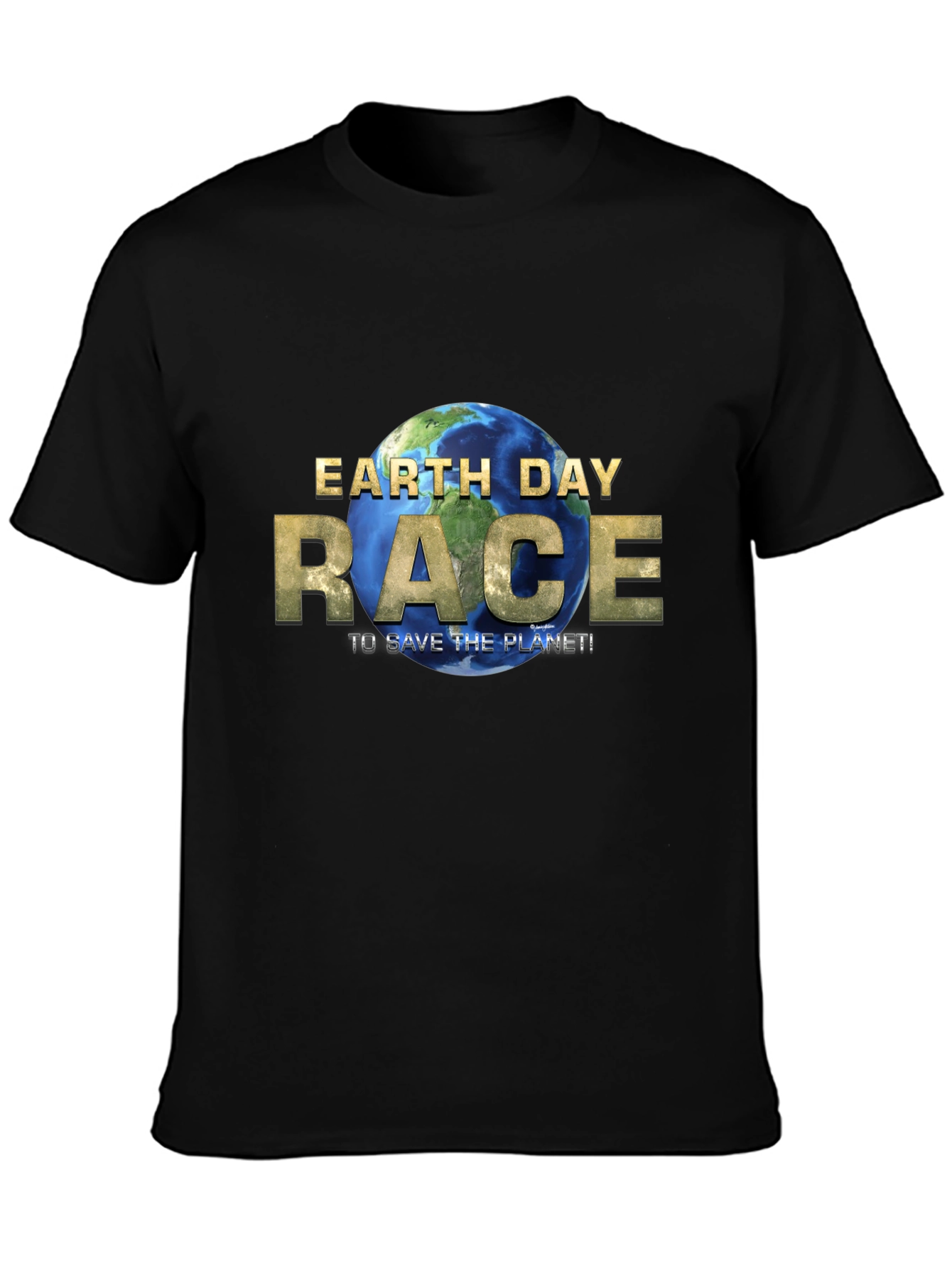Earth Day Race T-Shirt - Save the Planet!