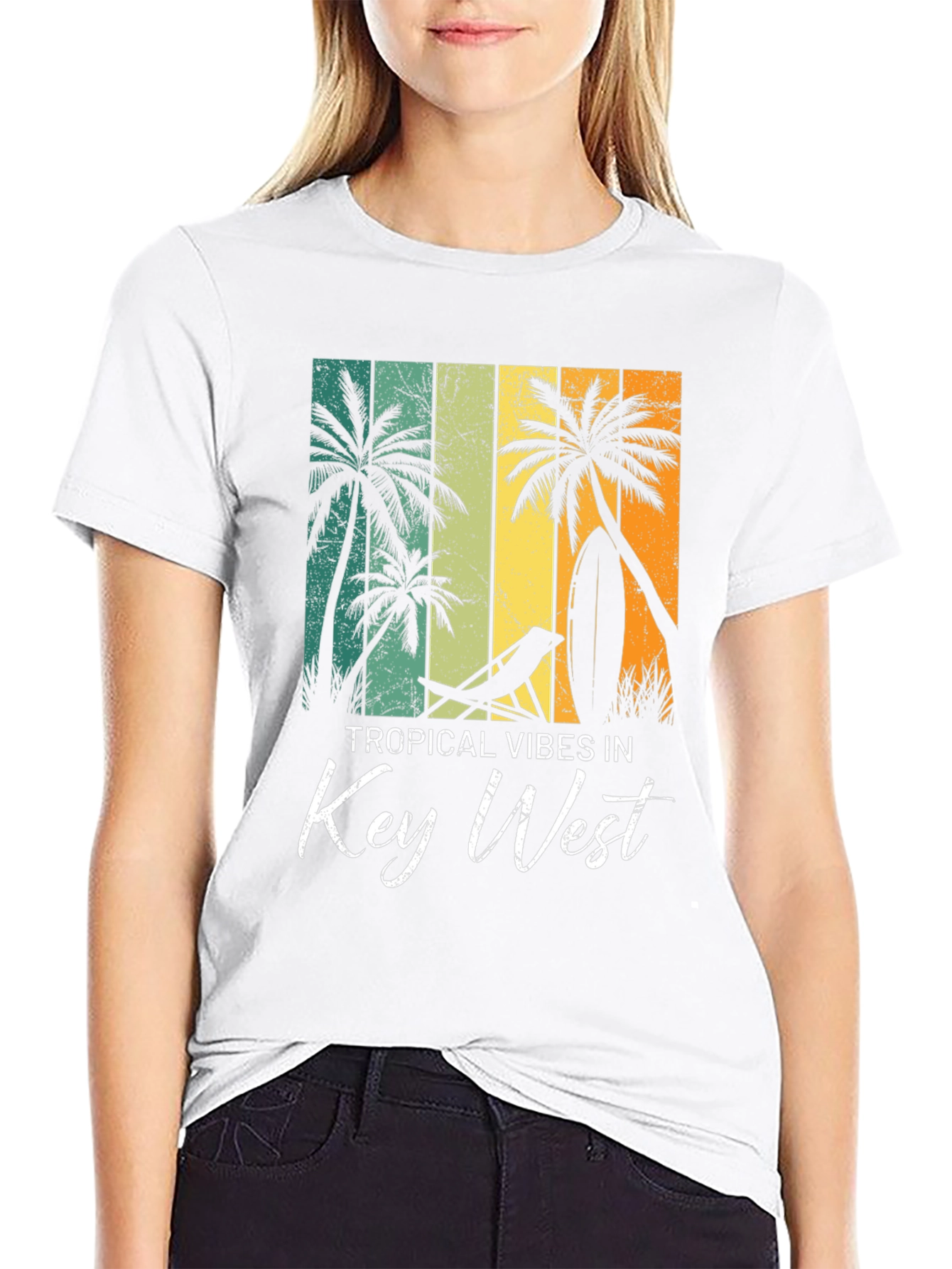 Tropical Vibes in Key West T-Shirt