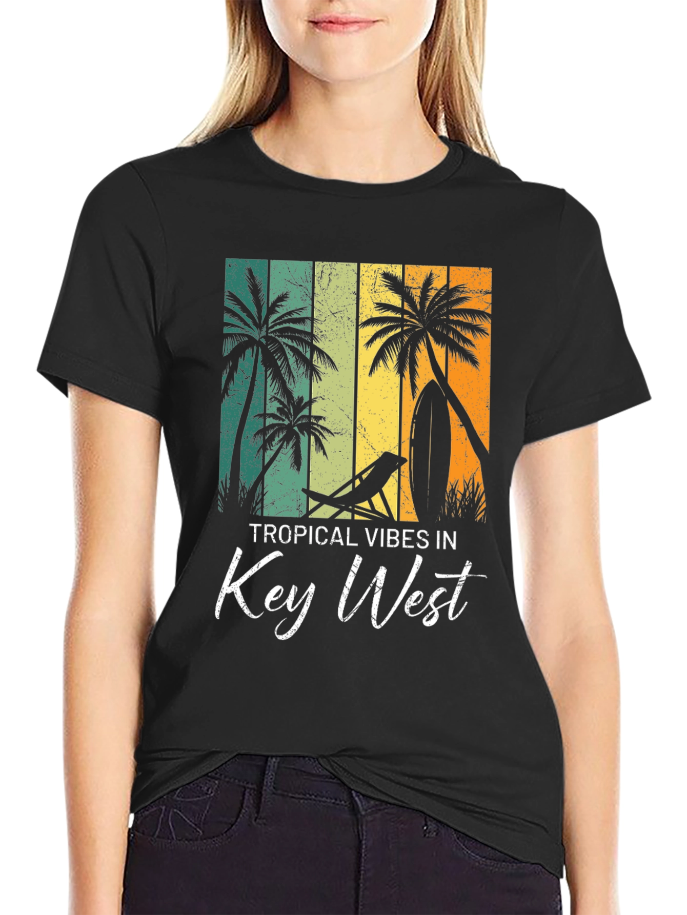 Tropical Vibes in Key West T-Shirt