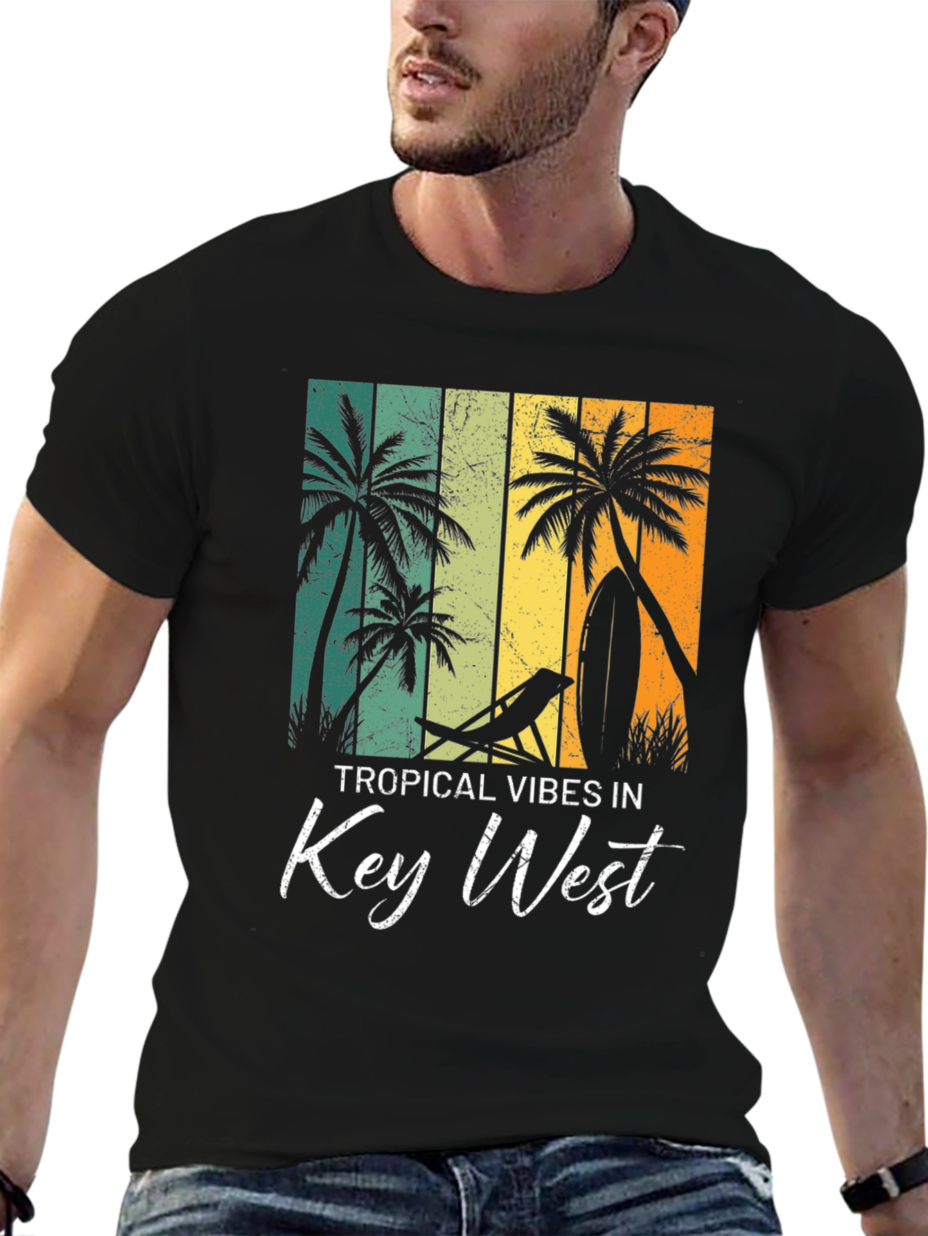 Tropical Vibes in Key West T-Shirt