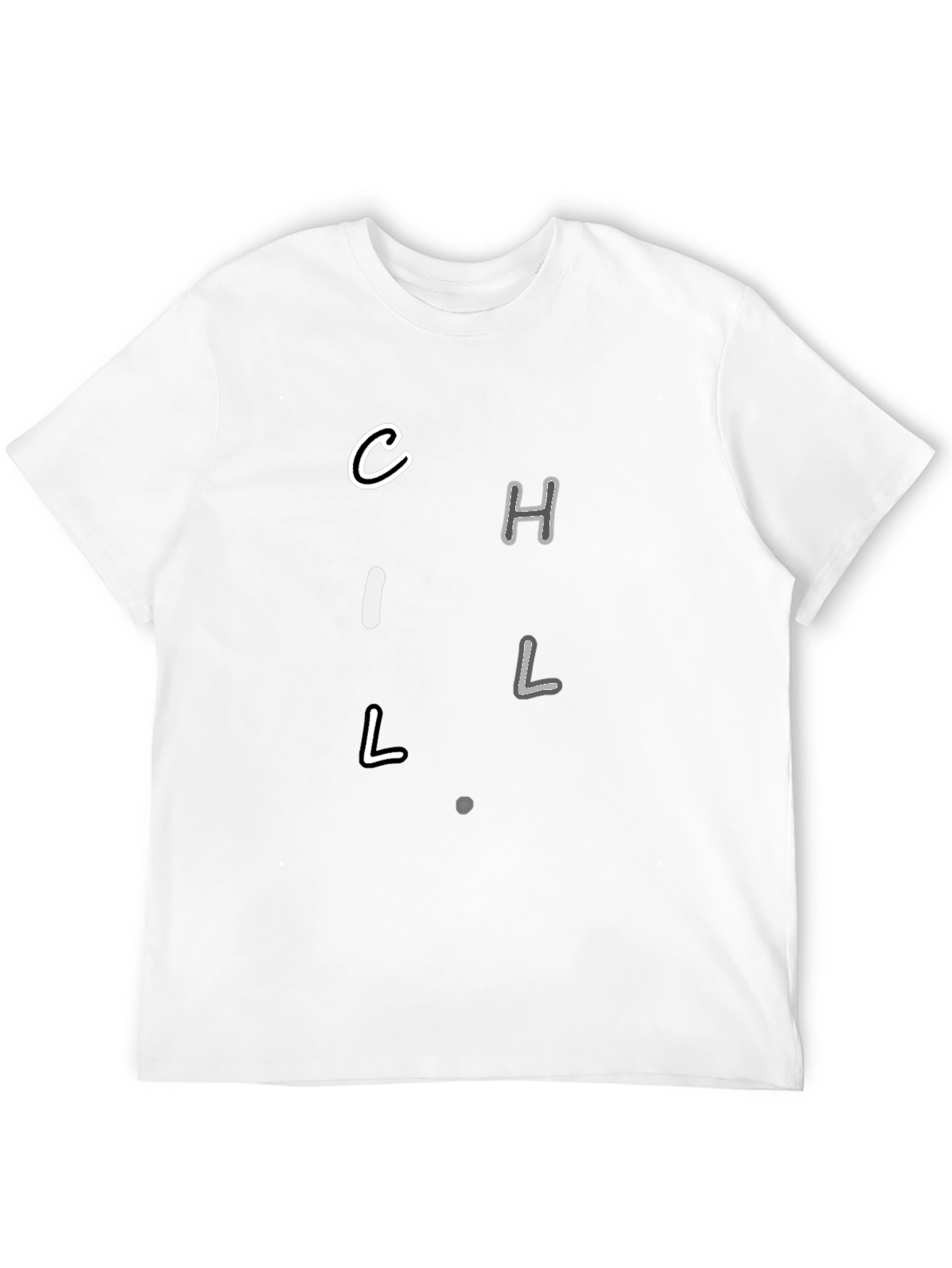Chill Black T-Shirt for Men