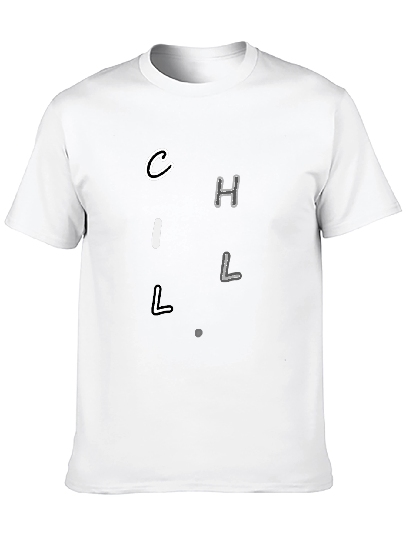 Chill Black T-Shirt for Men