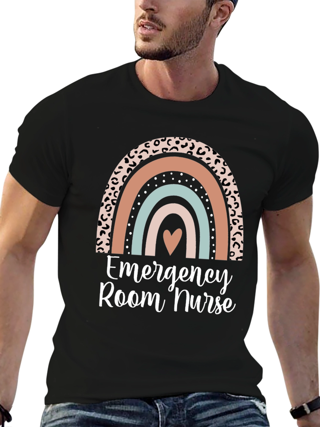 Emergency Room Nurse Rainbow T-Shirt