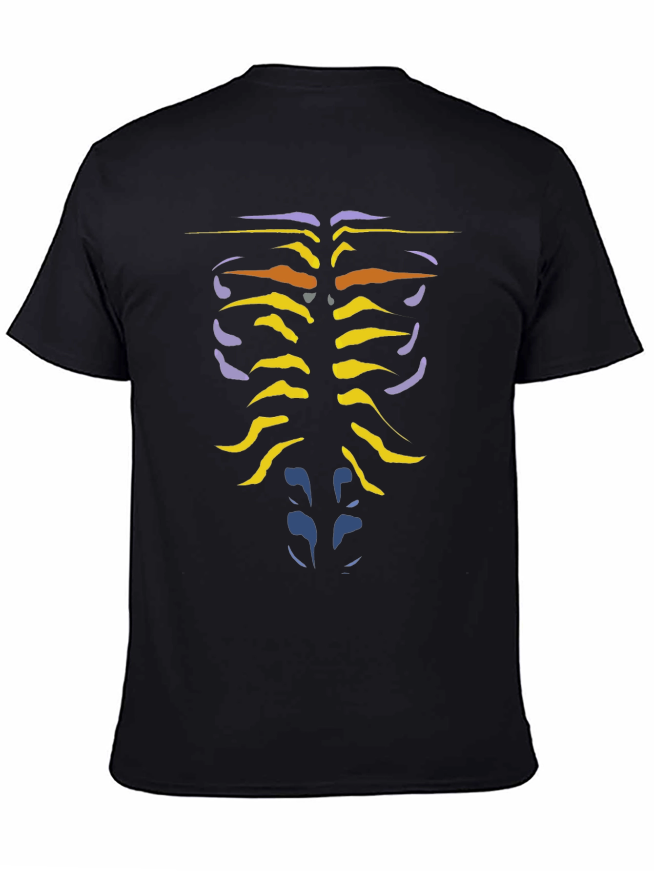 Rib Cage Graphic Tee - Fun Halloween Shirt