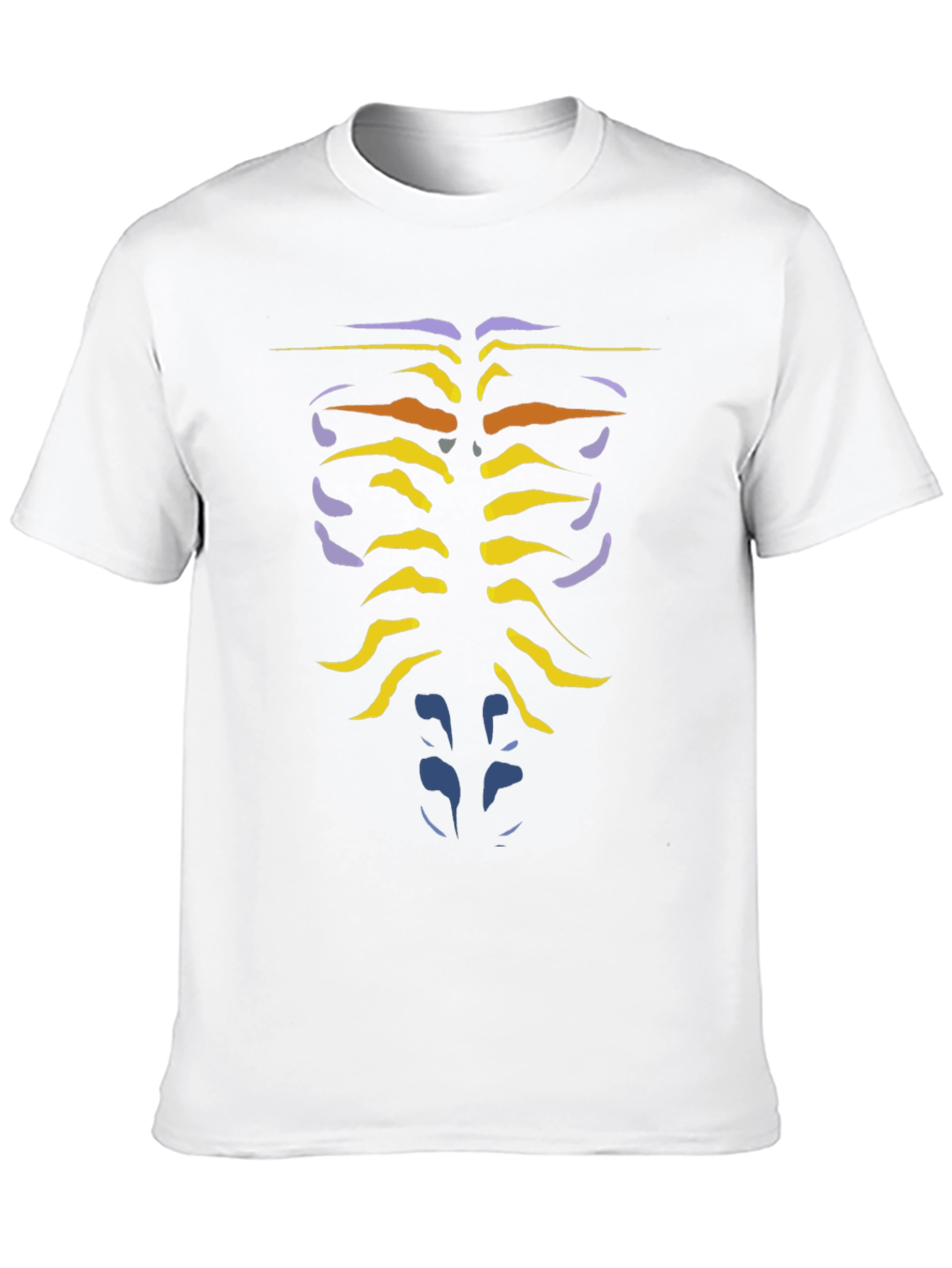 Rib Cage Graphic Tee - Fun Halloween Shirt