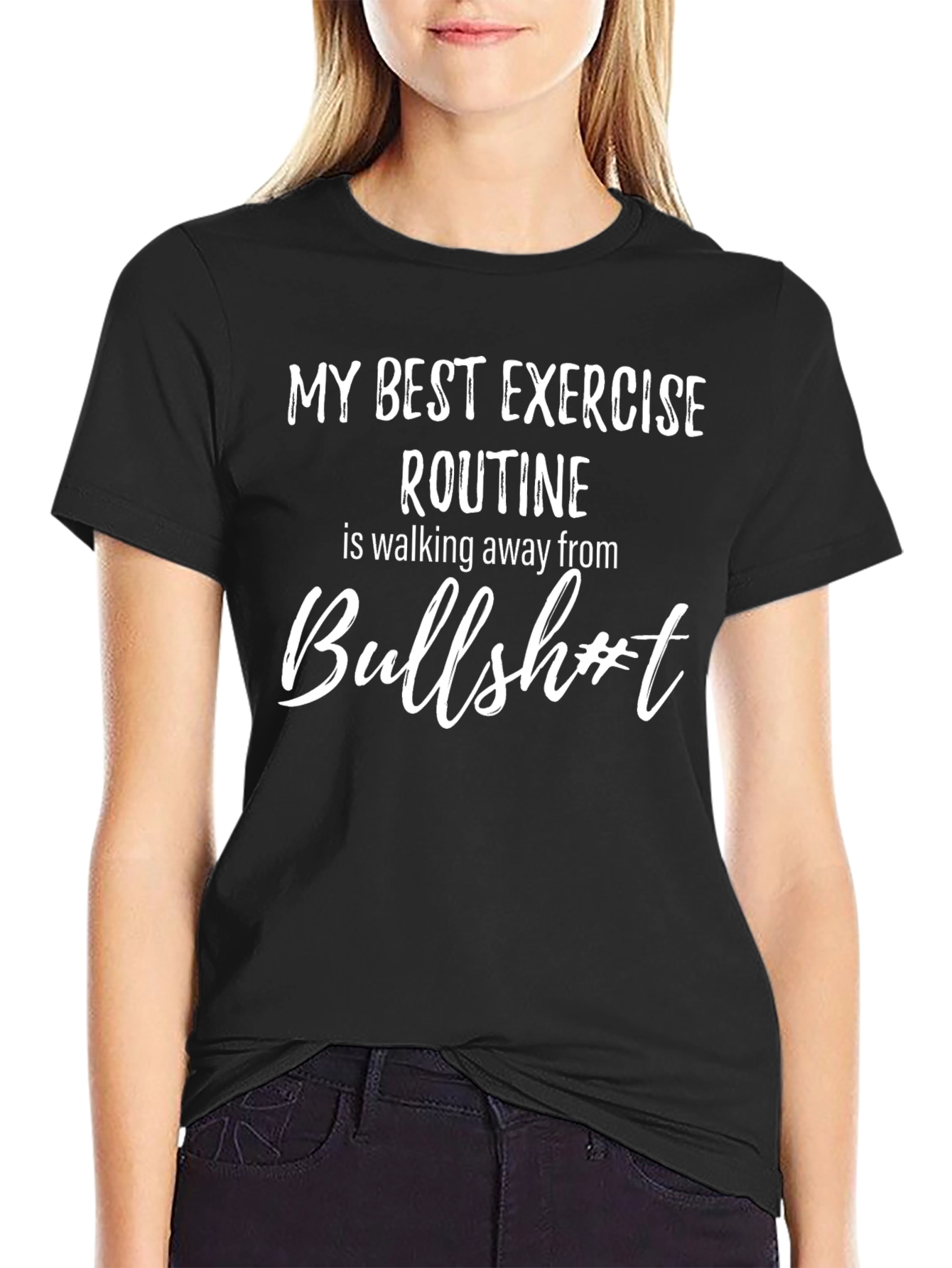 Funny Exercise T-Shirt: Walking Away From Bullsh*t