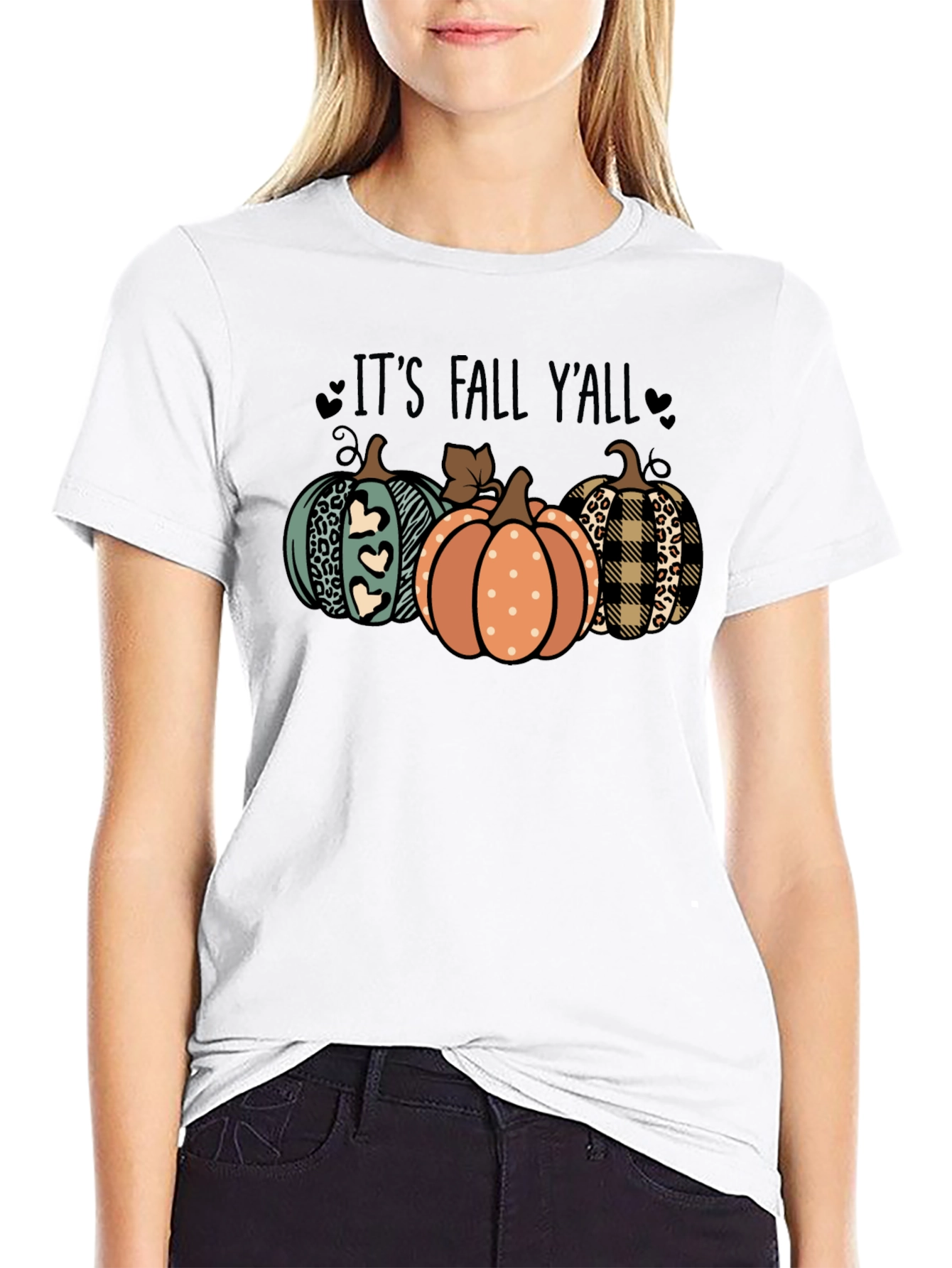 Its Fall Yall Pumpkin T-Shirt