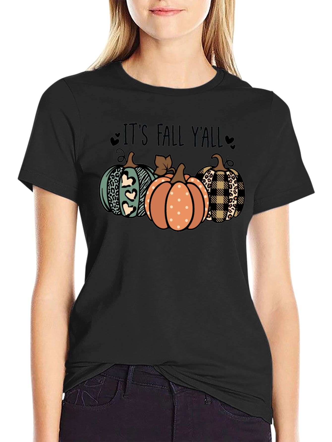 Its Fall Yall Pumpkin T-Shirt