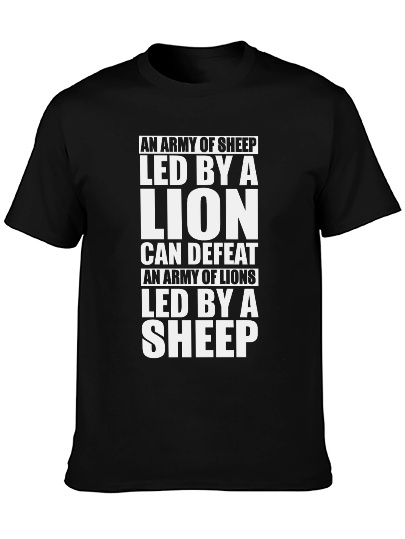 Lion Led Sheep T-Shirt