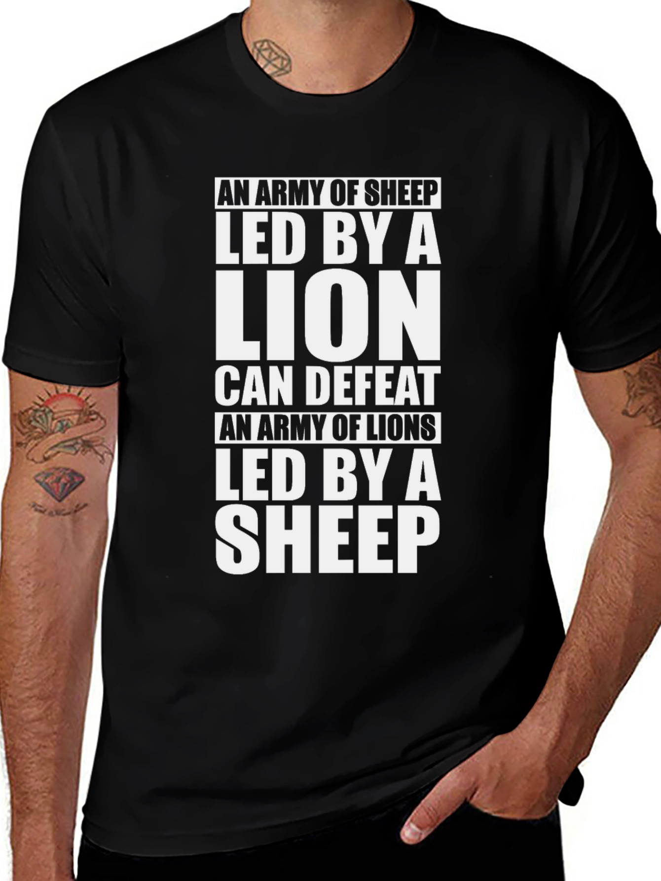 Lion Led Sheep T-Shirt