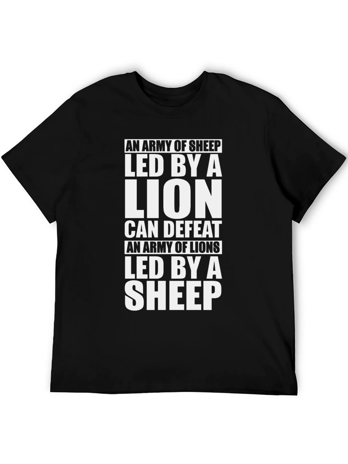 Lion Led Sheep T-Shirt