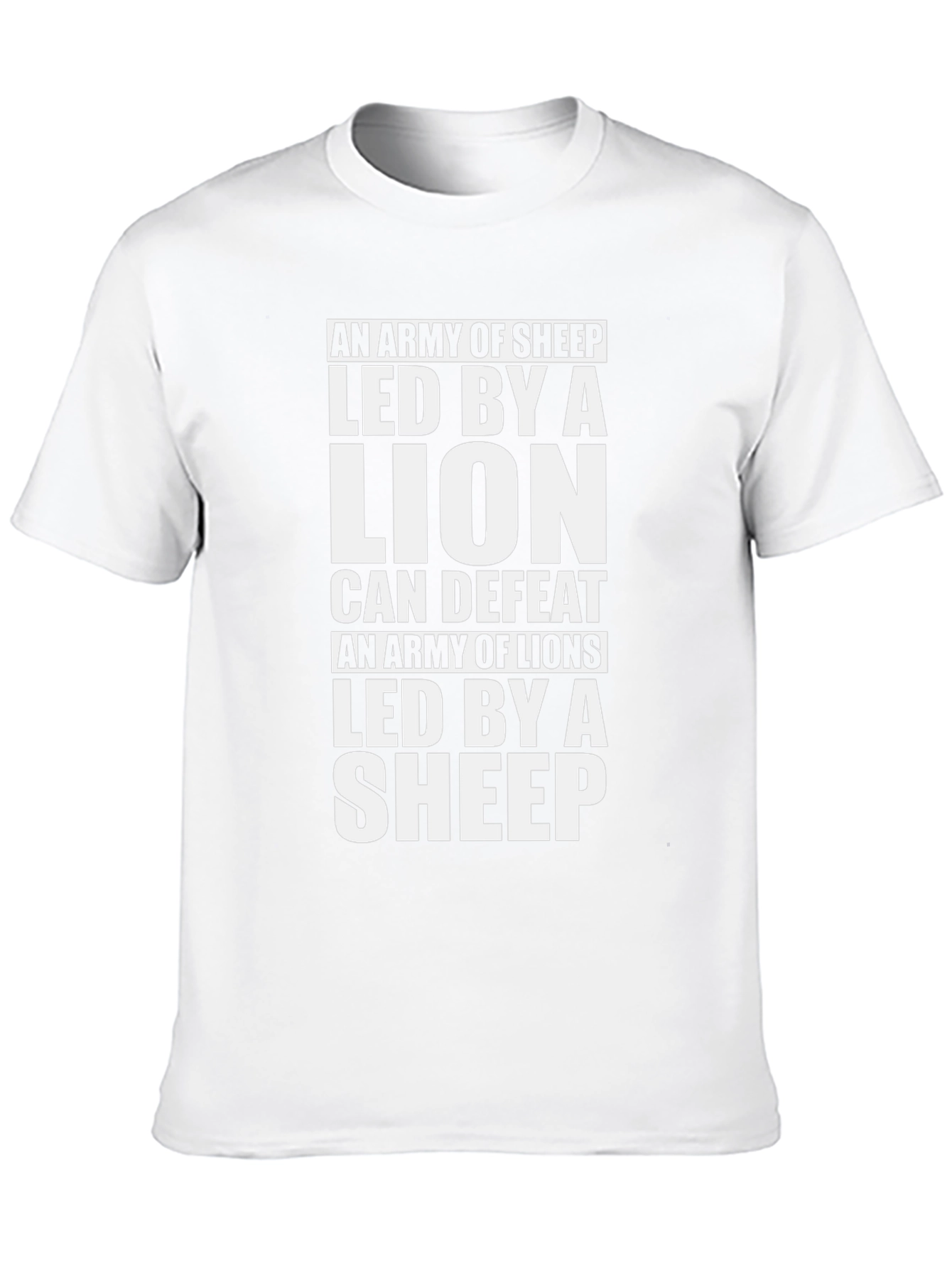 Lion Led Sheep T-Shirt