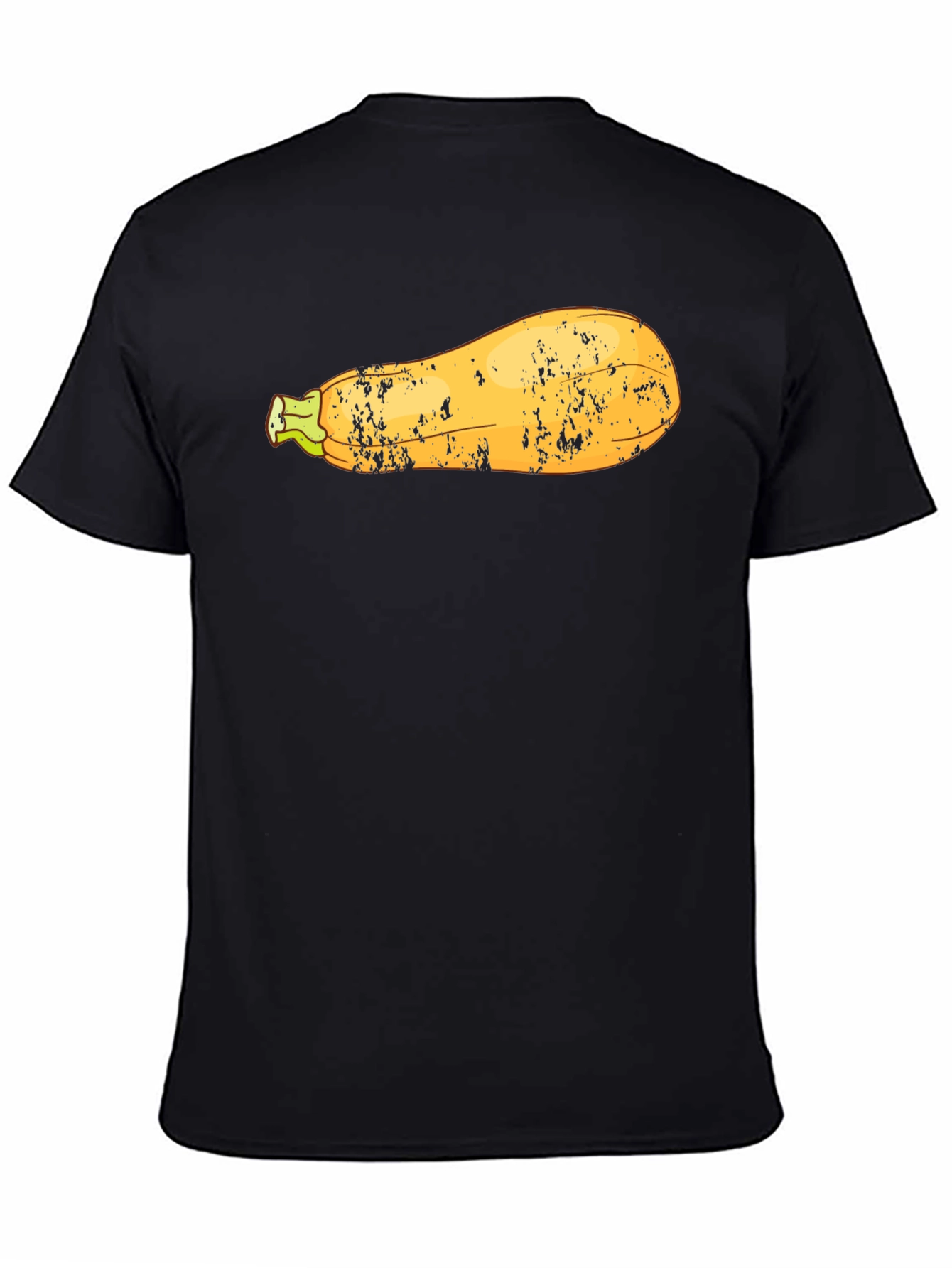 Funny Zucchini Graphic Tee - Unisex Black T-Shirt
