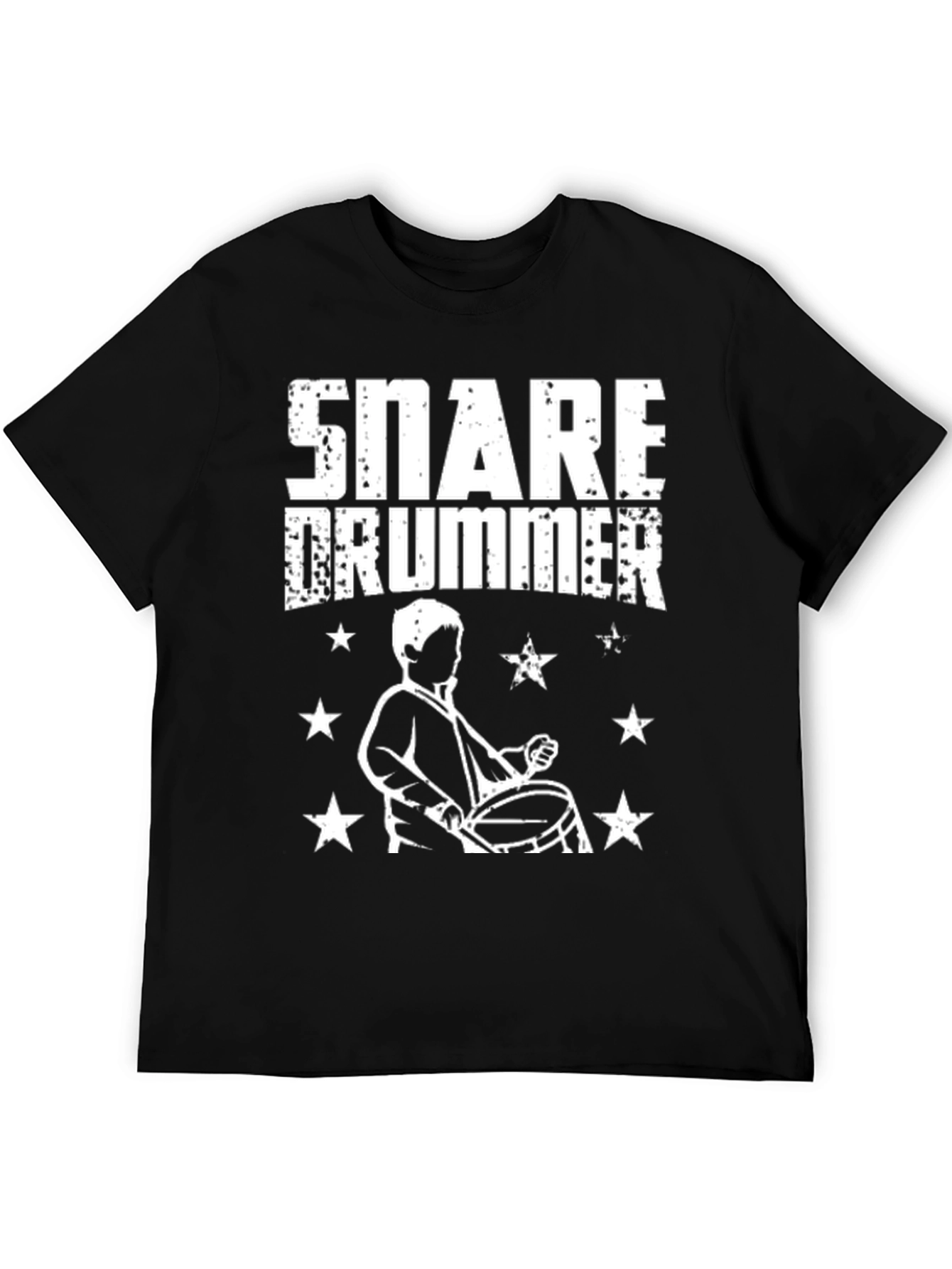 Snare Drummer Graphic Tee - Music Lovers T-Shirt