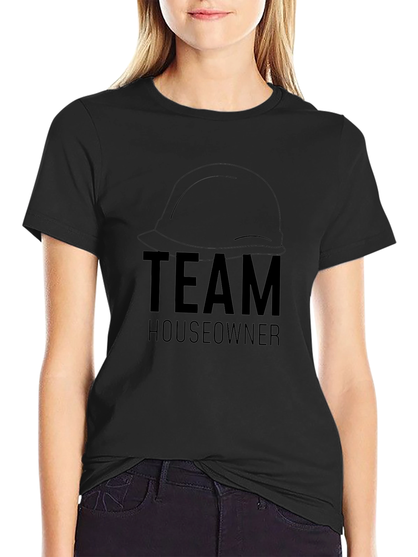 Team Homeowner Black Graphic Tee